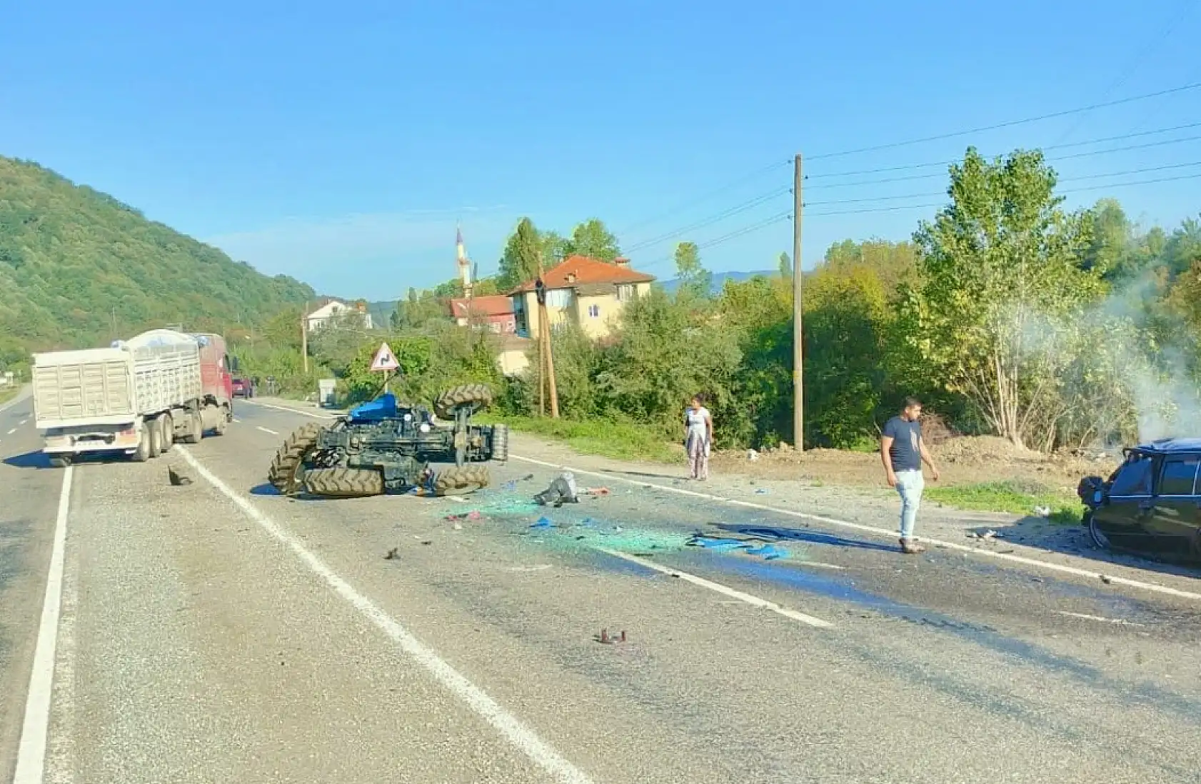 Bartın'da Zincirleme Kaza: 4 Yaralı