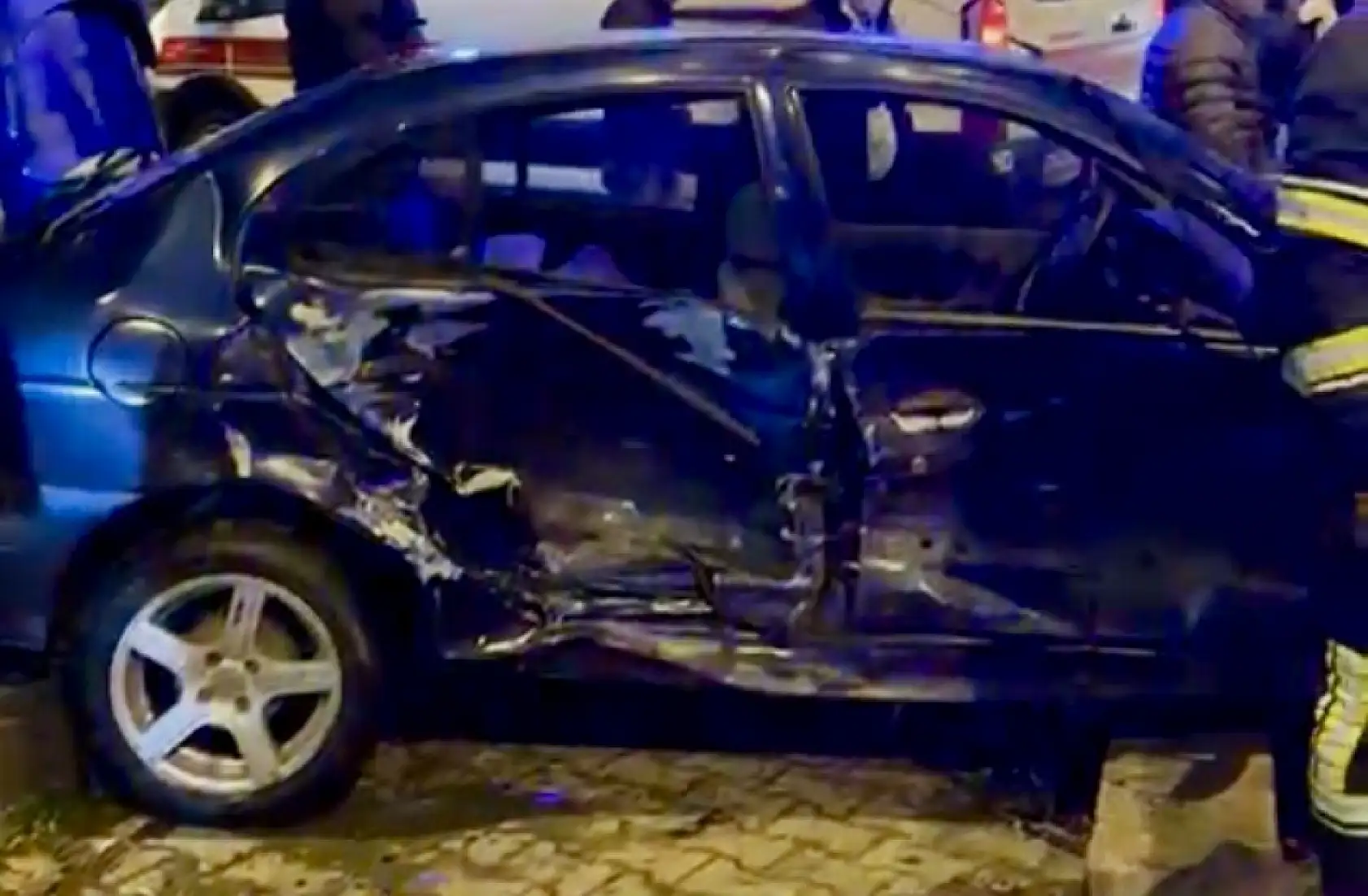 Organize Kavşağında feci kaza