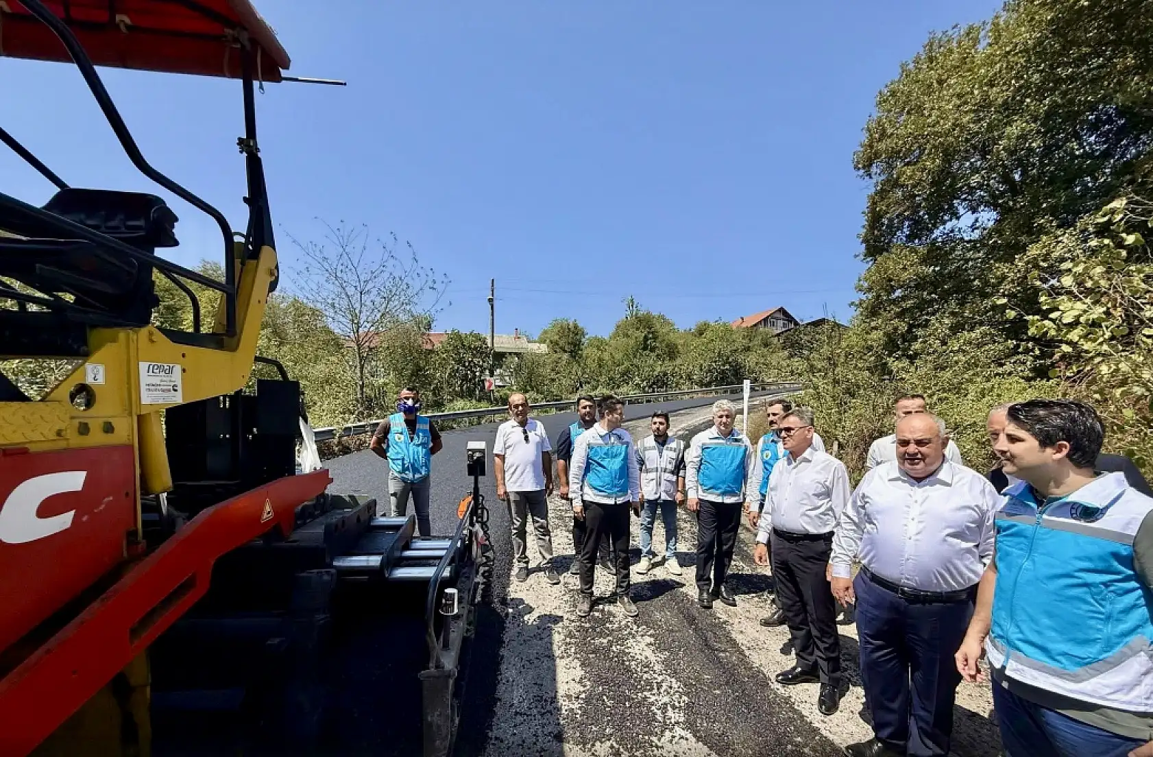 Amasra'ya kaymak gibi asfalt