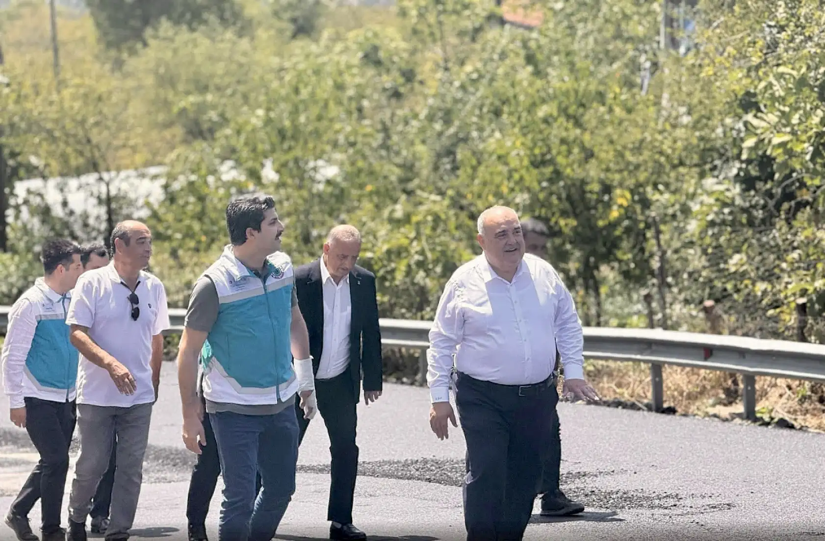 Amasra'ya kaymak gibi asfalt