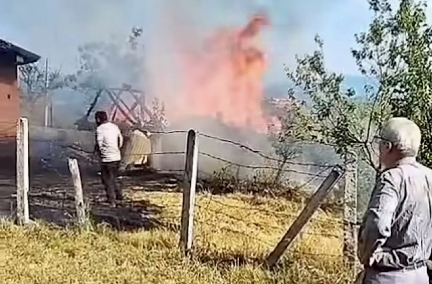 Bartın'da korkutan yangın