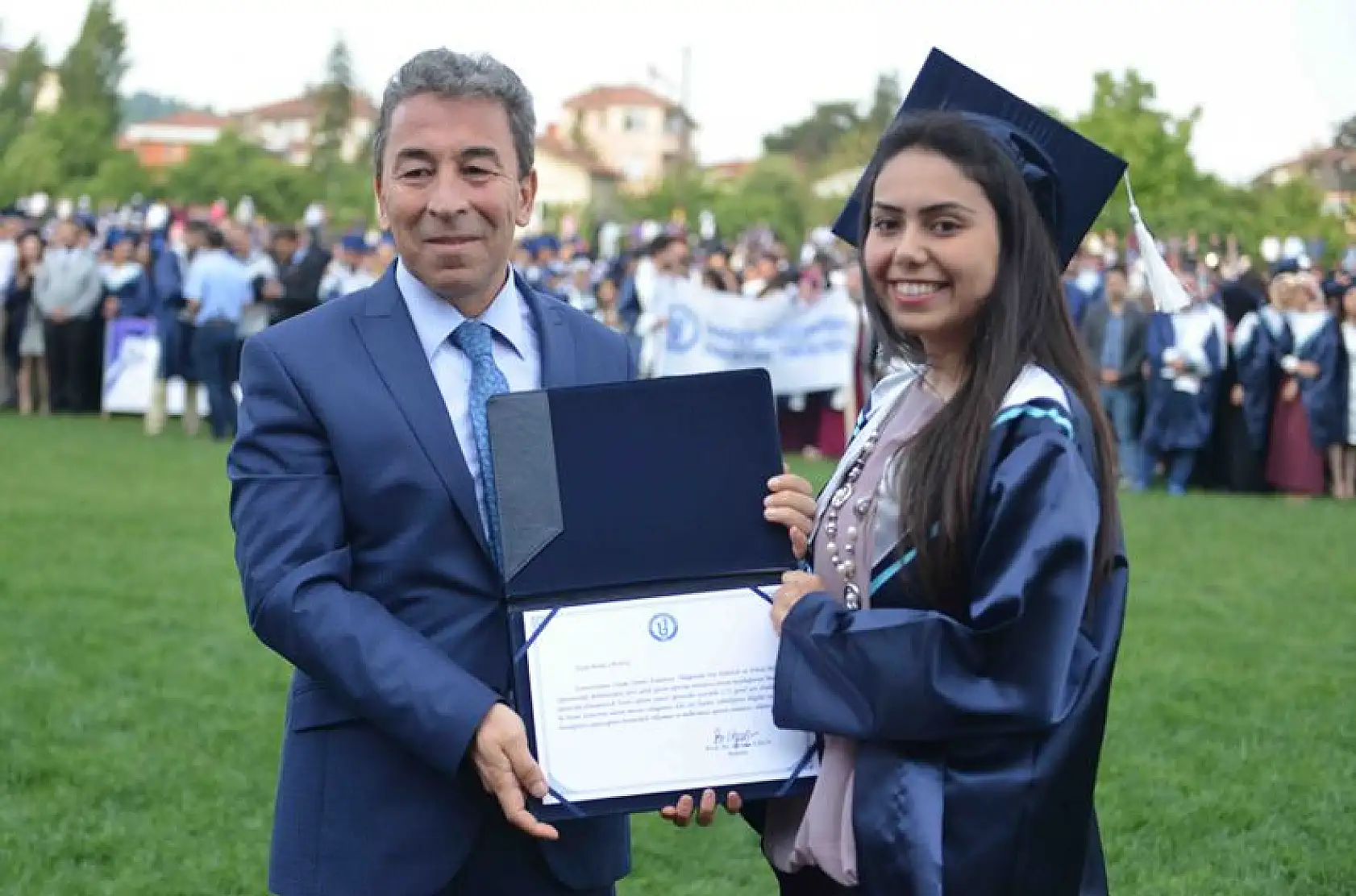 Bartın Üniversitesinde 9.mezuniyet coşkusu