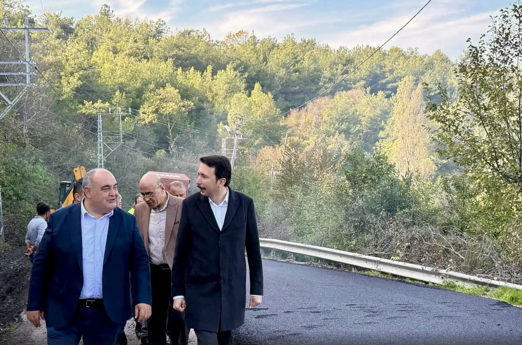 Amasra'ya kaymak gibi asfalt