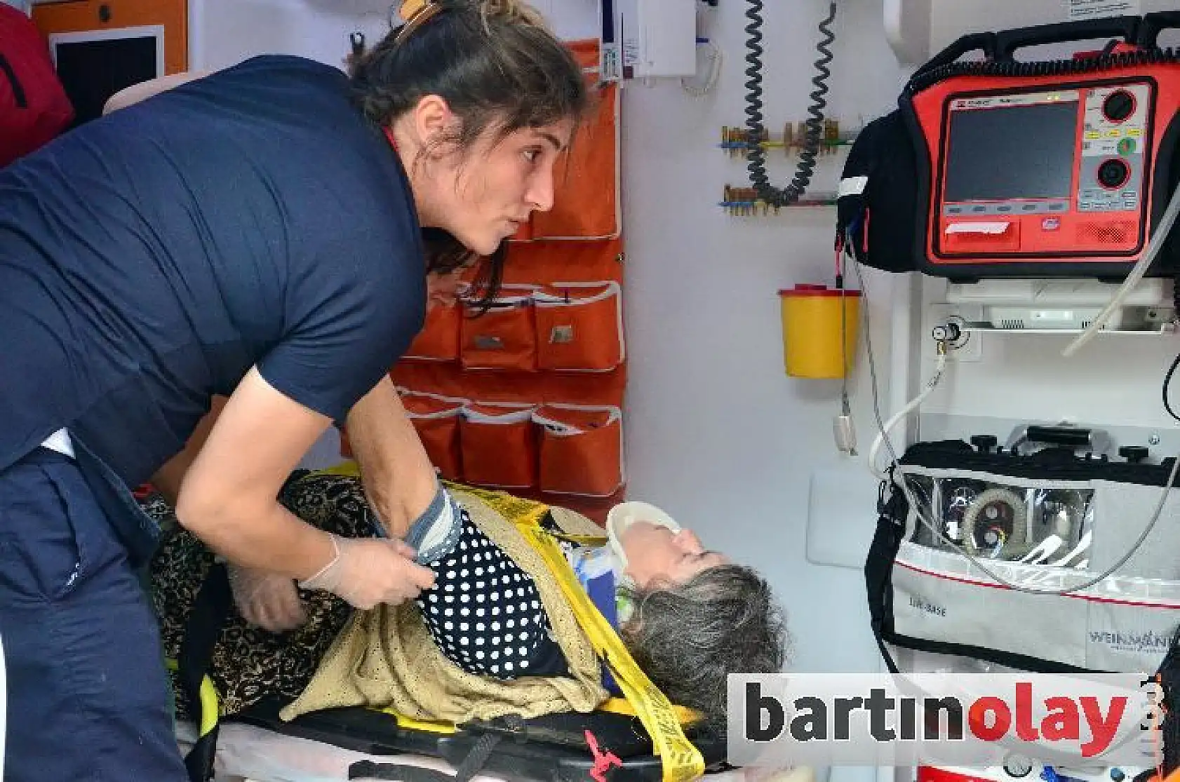 Hastane yolunda feci kaza