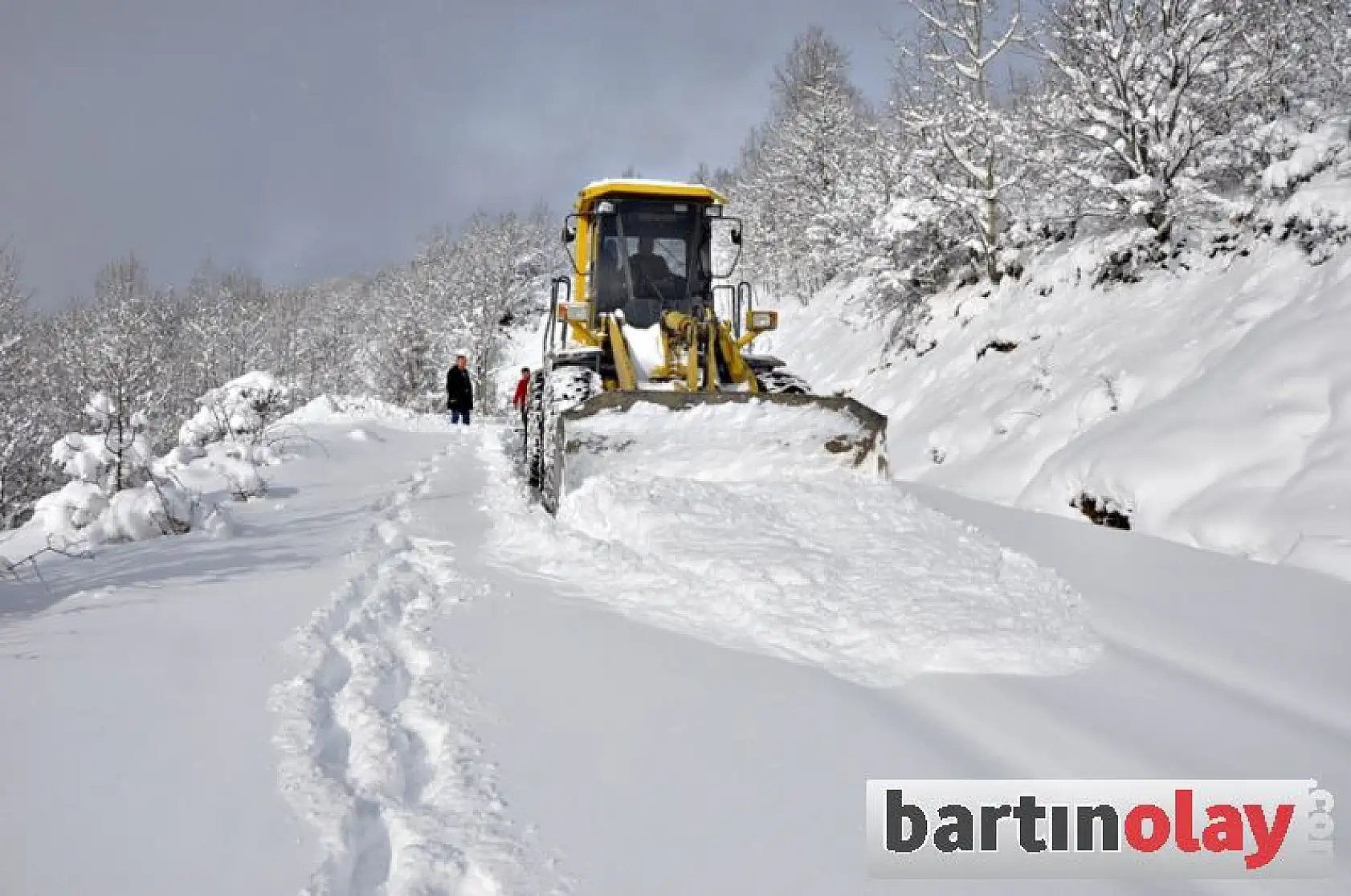 Küre Dağlarında büyüleyici kış manzaraları
