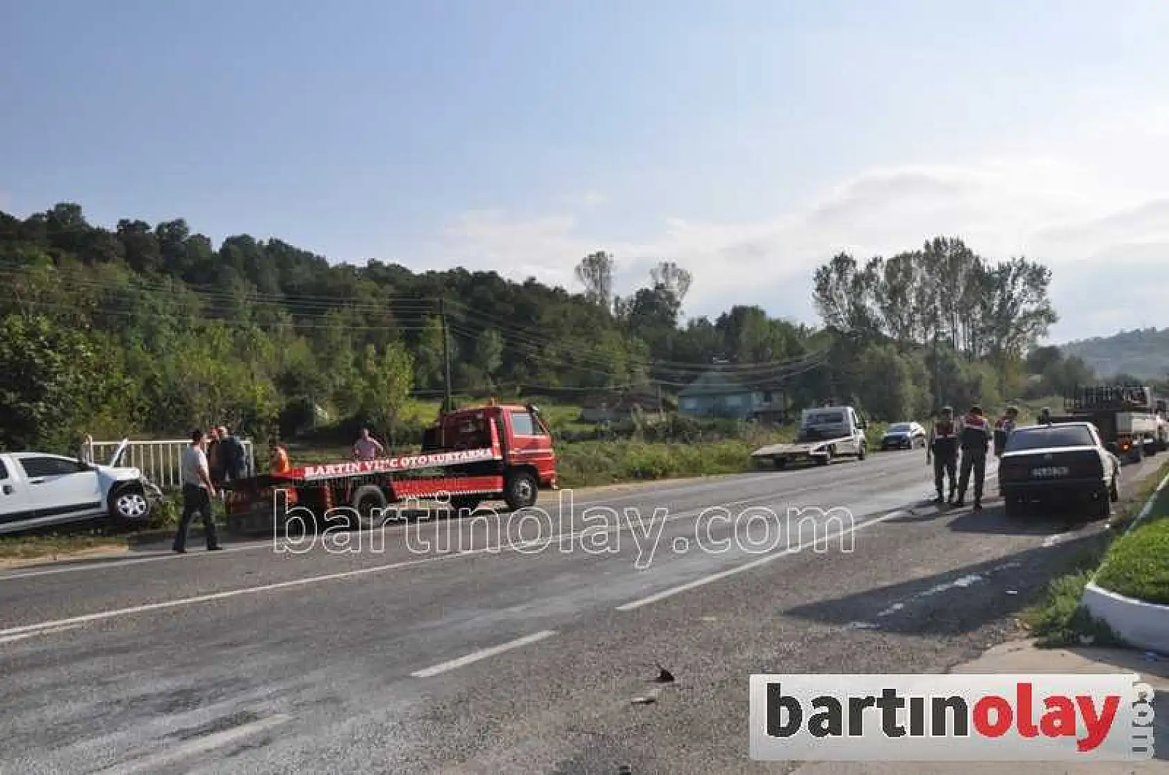 FECİ KAZA BÖYLE GÖRÜNTÜLENDİ