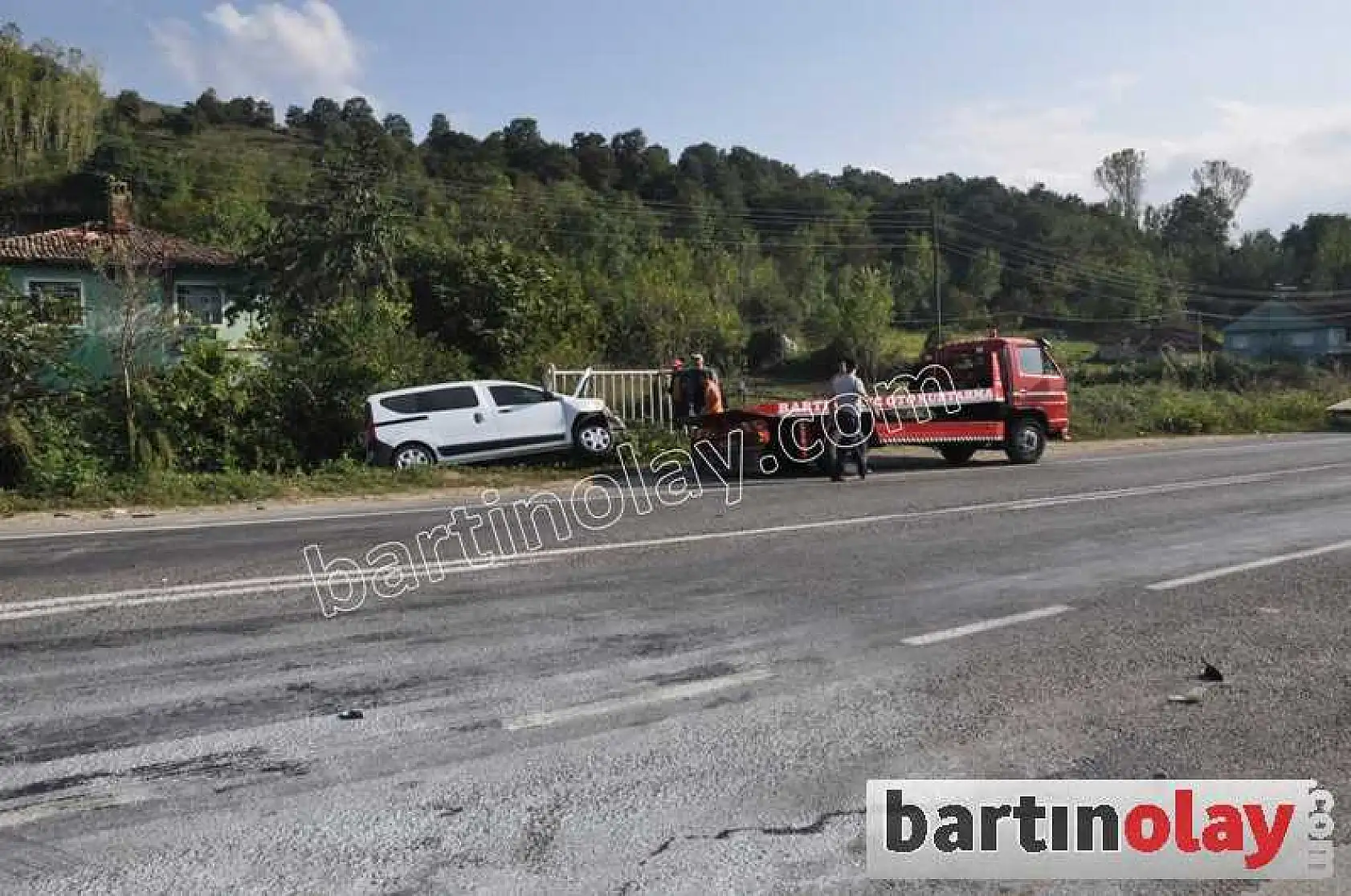 FECİ KAZA BÖYLE GÖRÜNTÜLENDİ