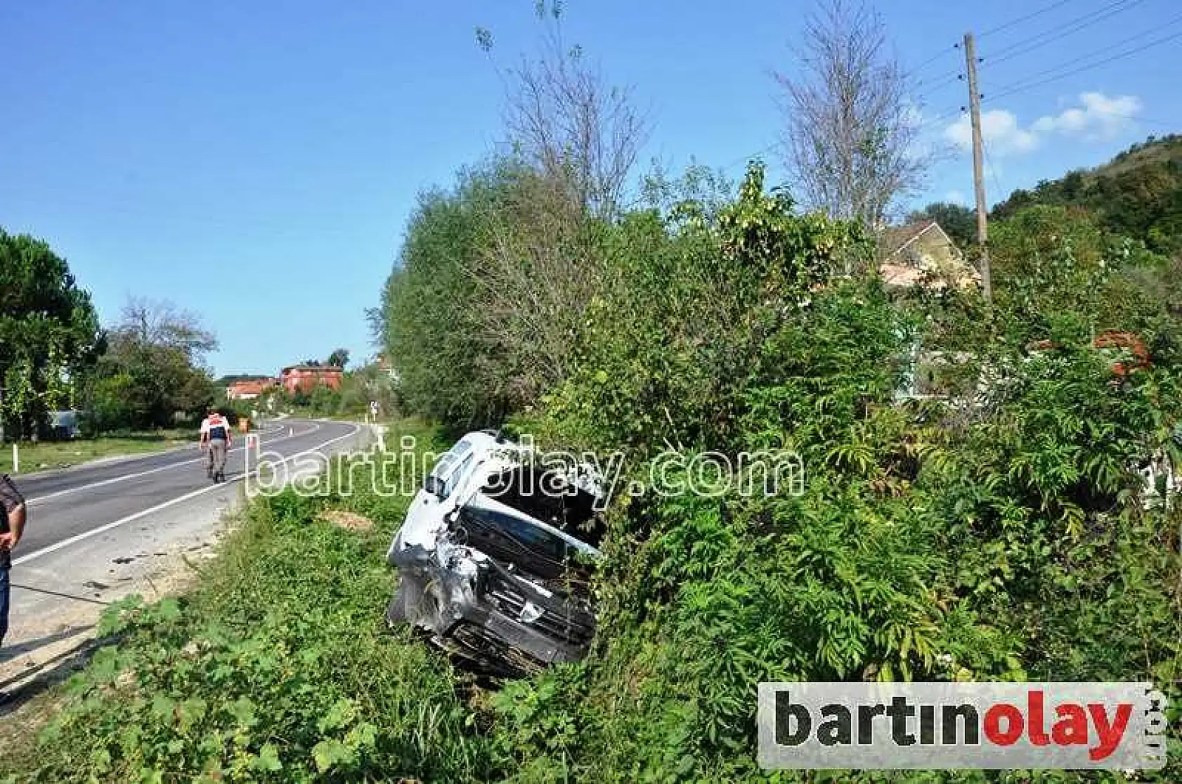 FECİ KAZA BÖYLE GÖRÜNTÜLENDİ