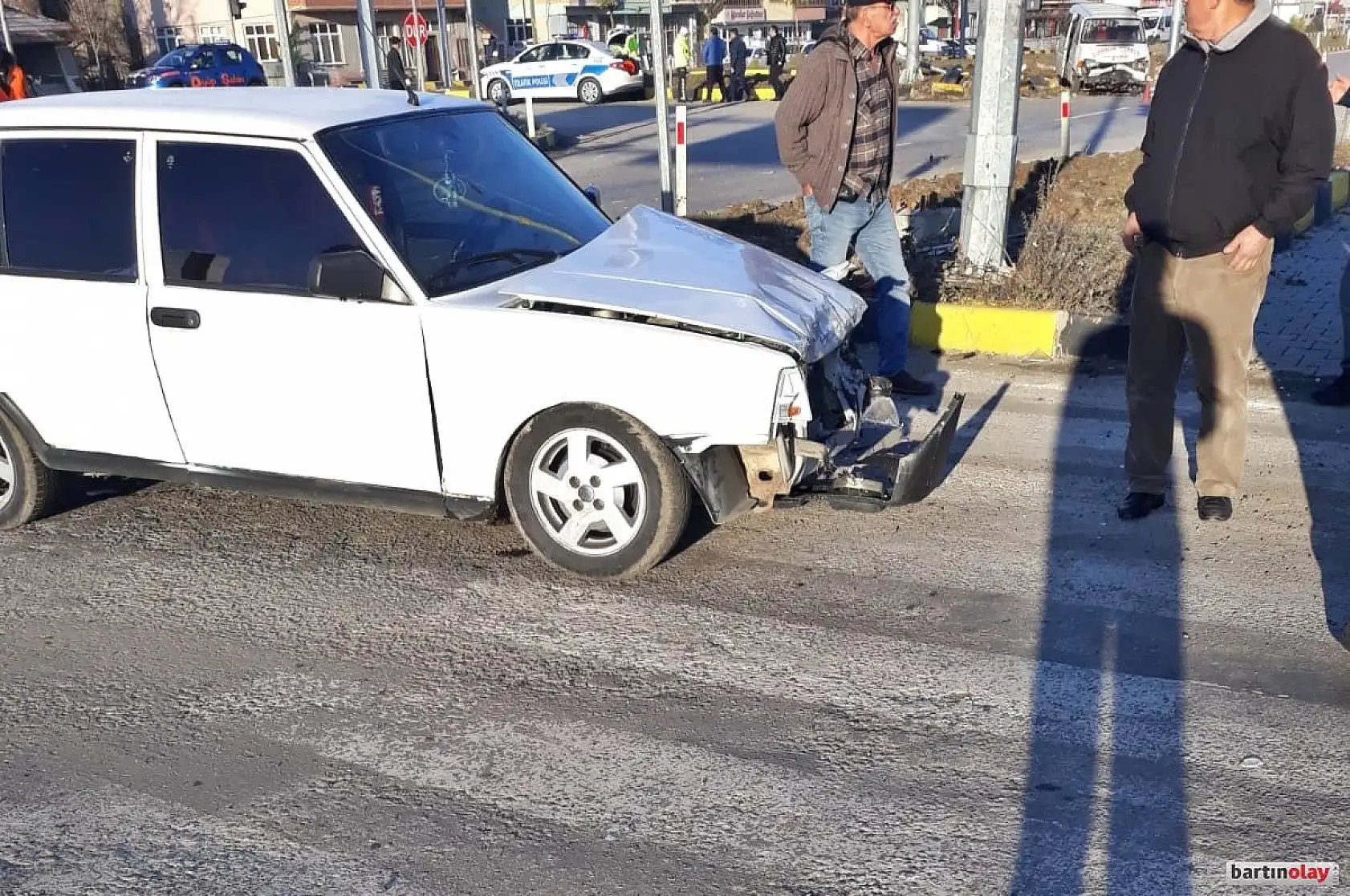 Organize sanayi kavşağında çarpışma