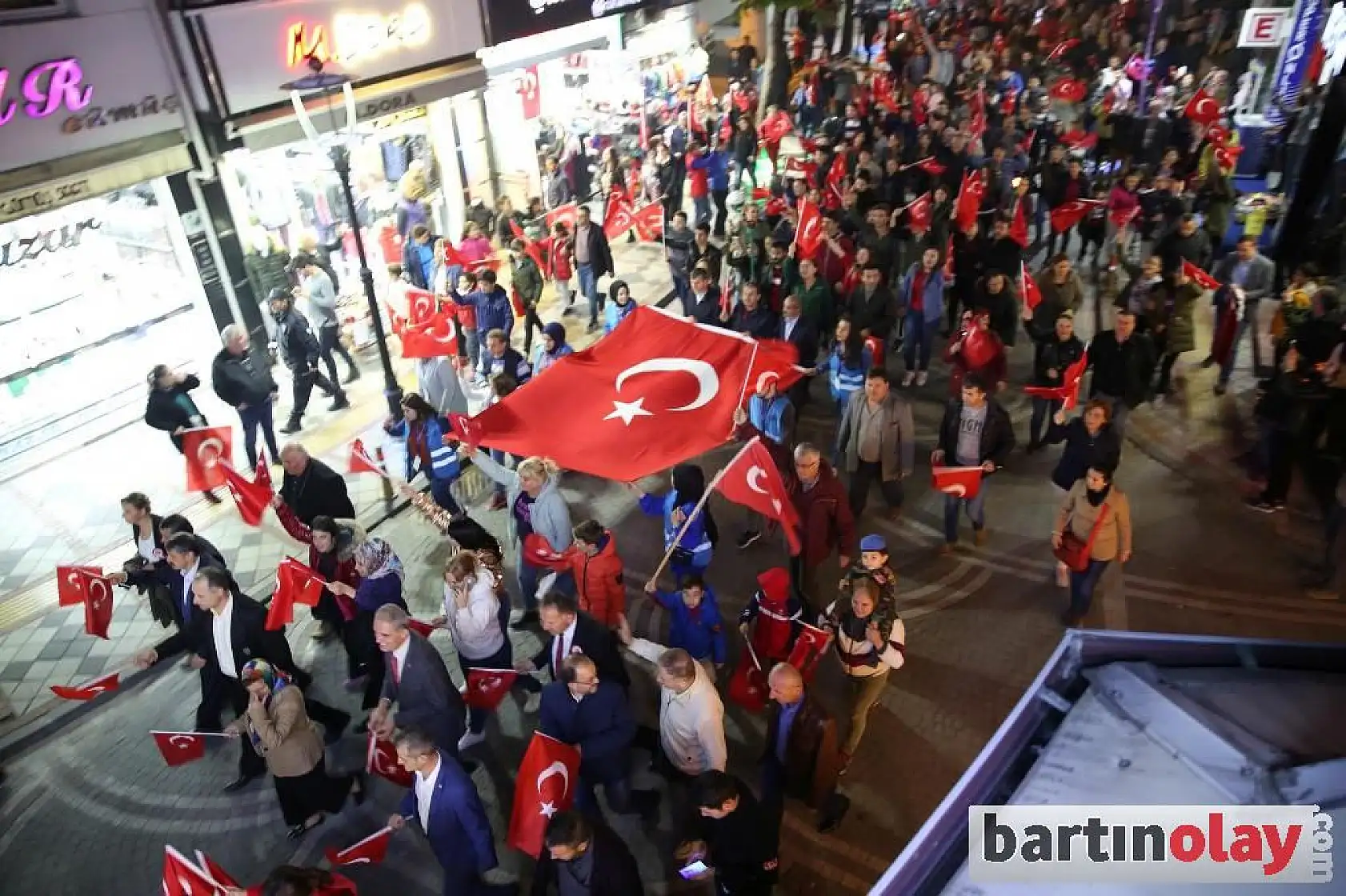 Bartın sokaklarında muhteşem coşku