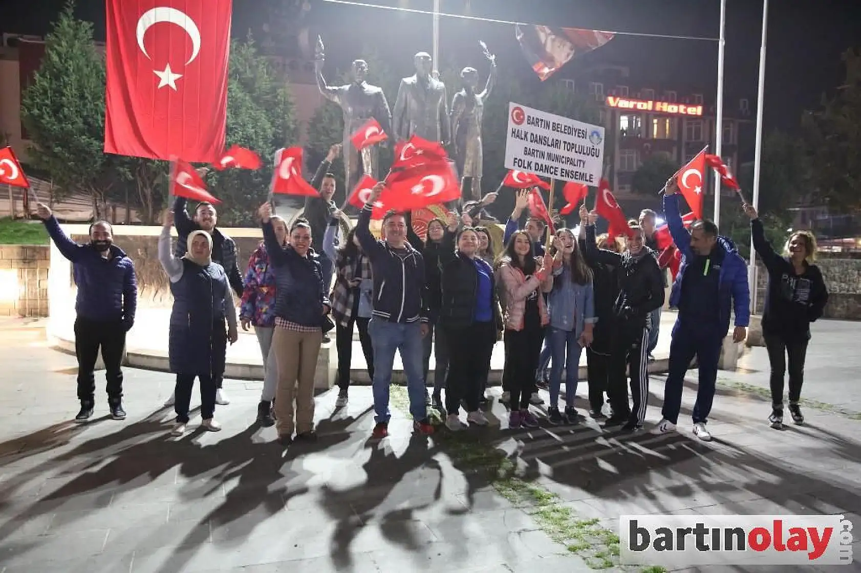 Bartın sokaklarında muhteşem coşku