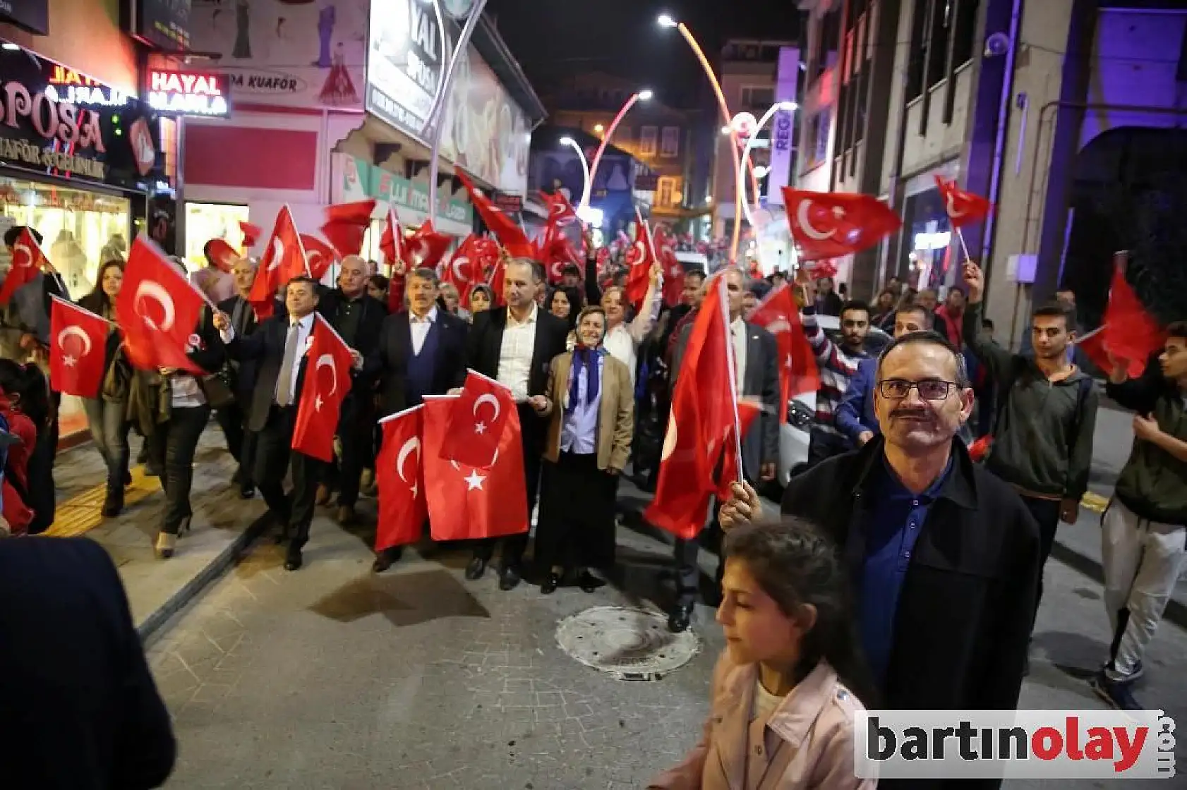 Bartın sokaklarında muhteşem coşku