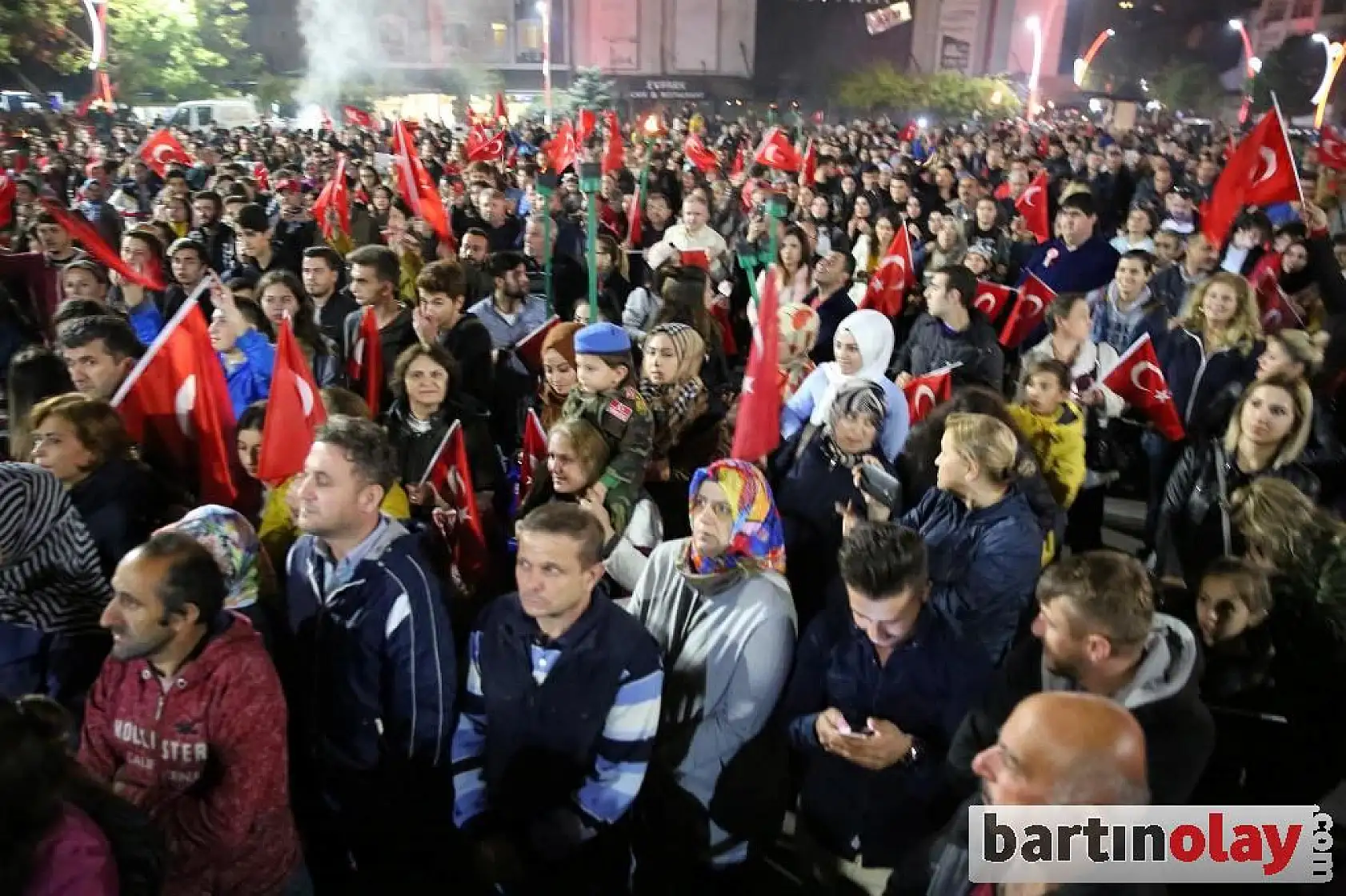 Bartın sokaklarında muhteşem coşku