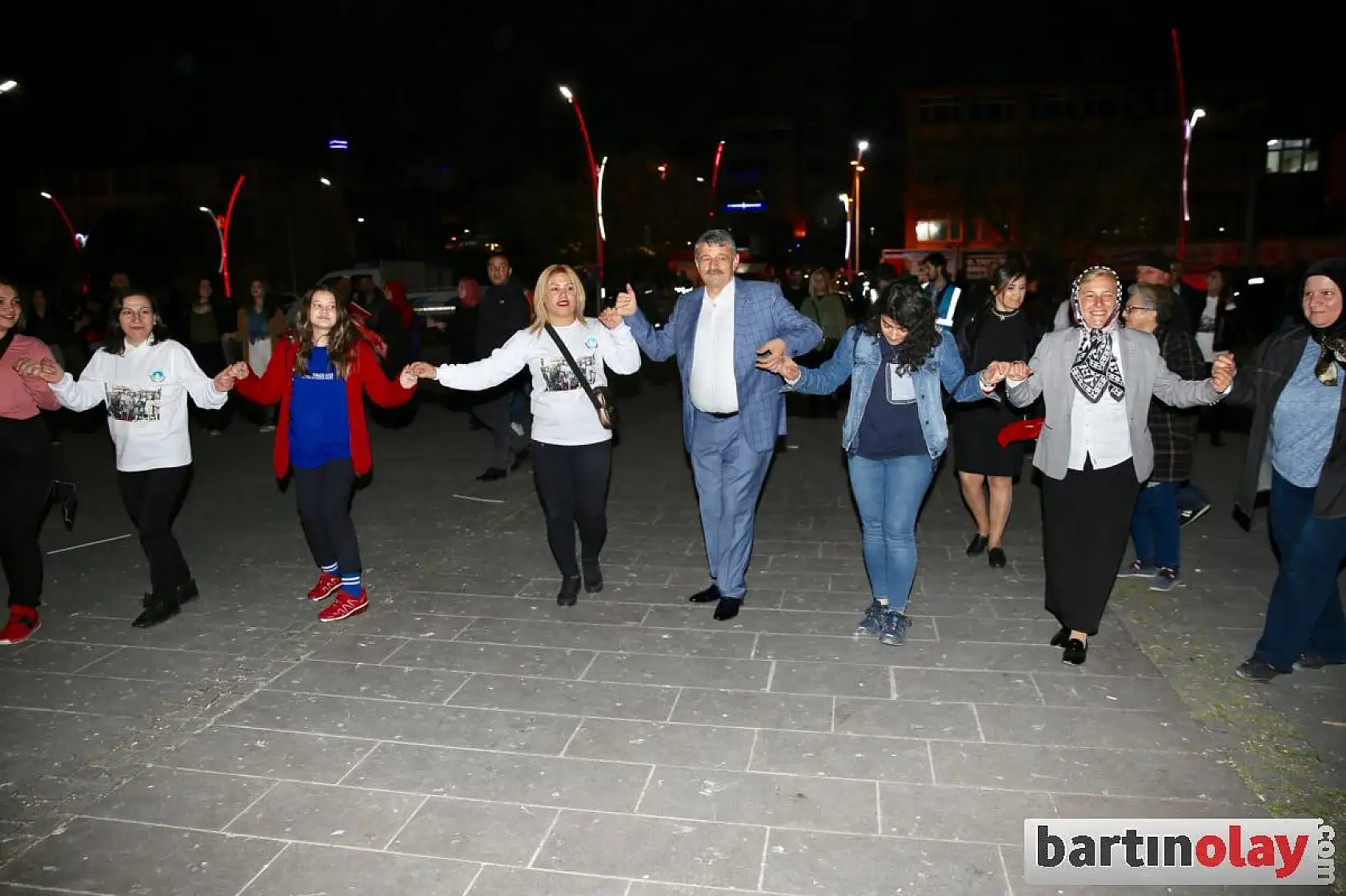 Bartın'da coşku dolu fener alayı yürüyüşü 