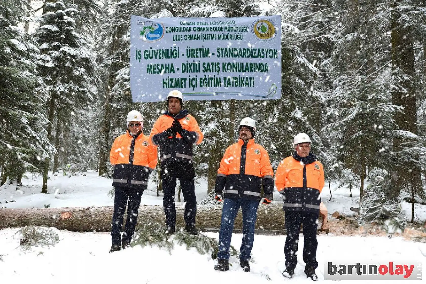 Karla kaplı Gezen yaylasında tatbikat