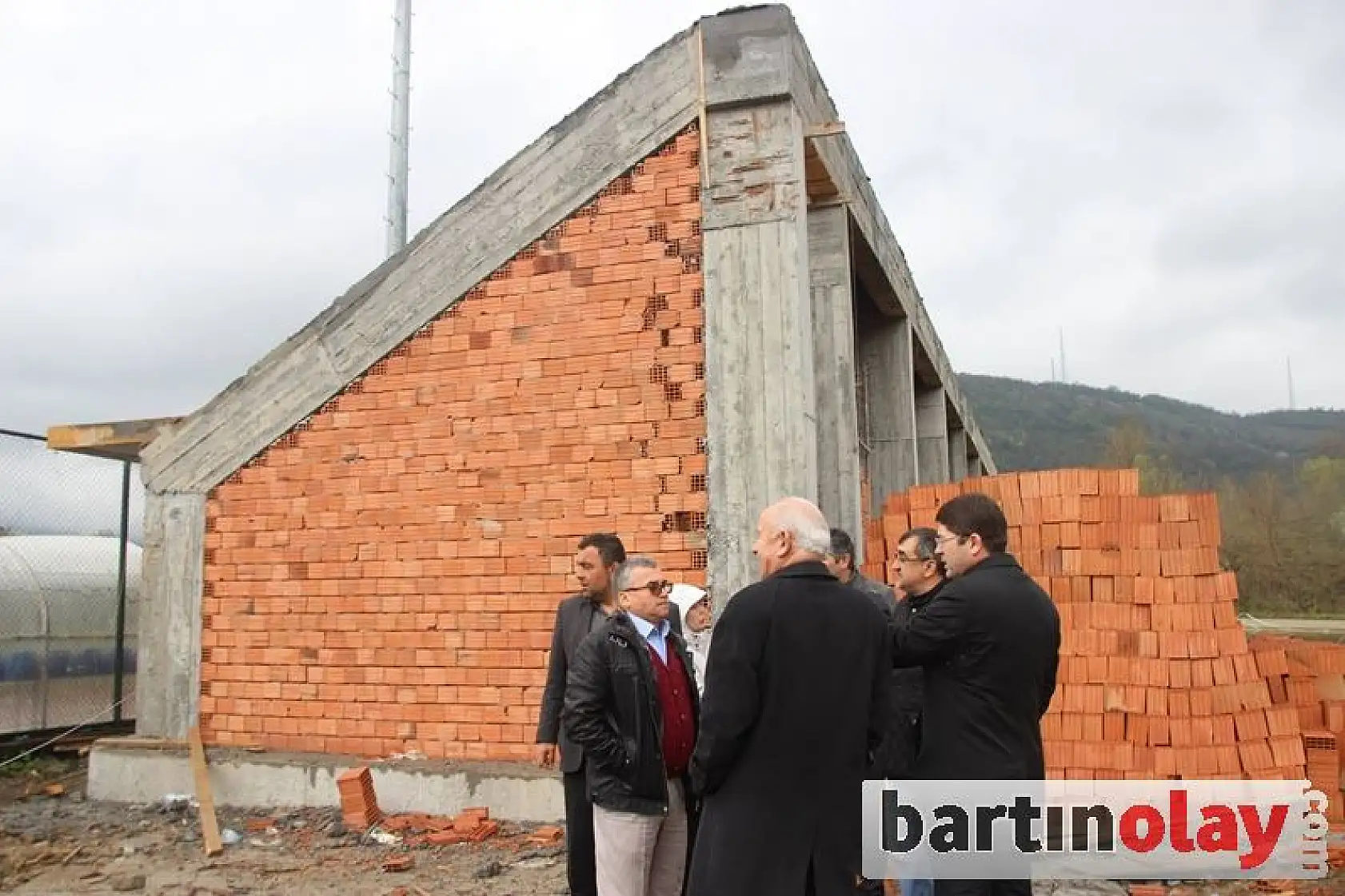 Kozcağız stadı Tribün inşaatı