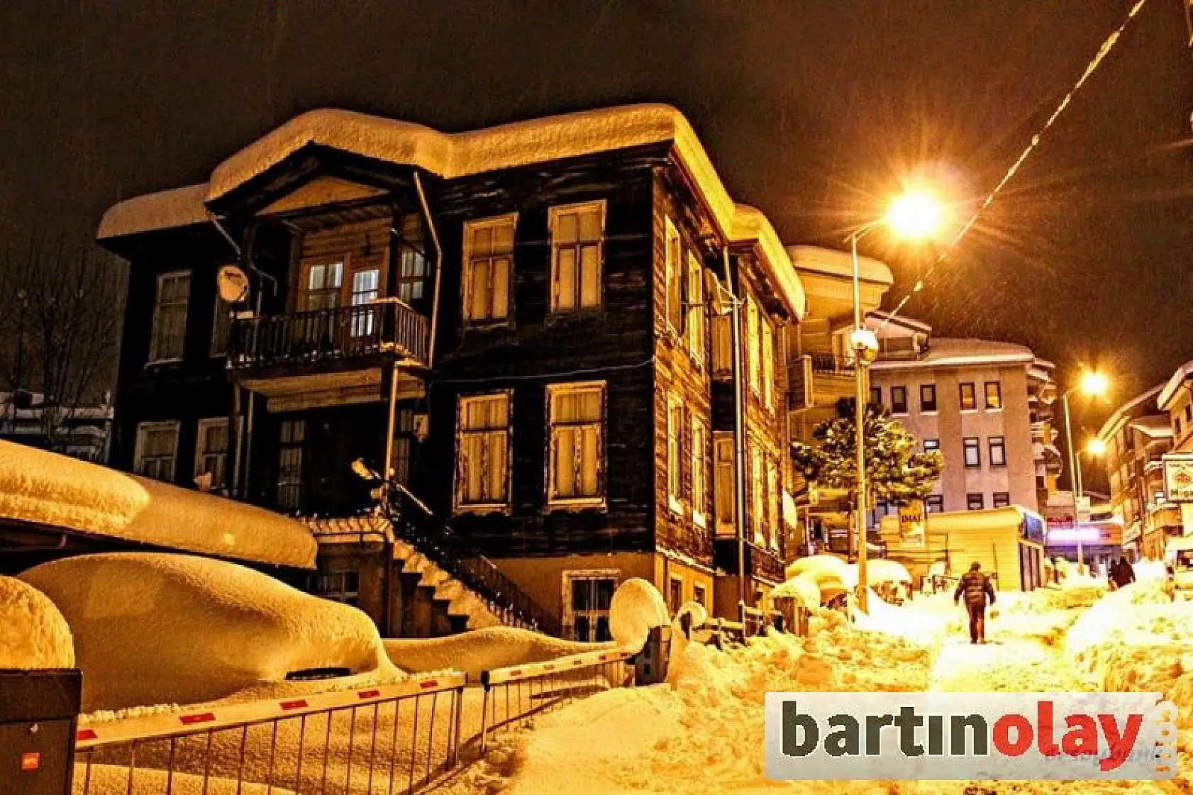 Bartın'dan kar manzaraları