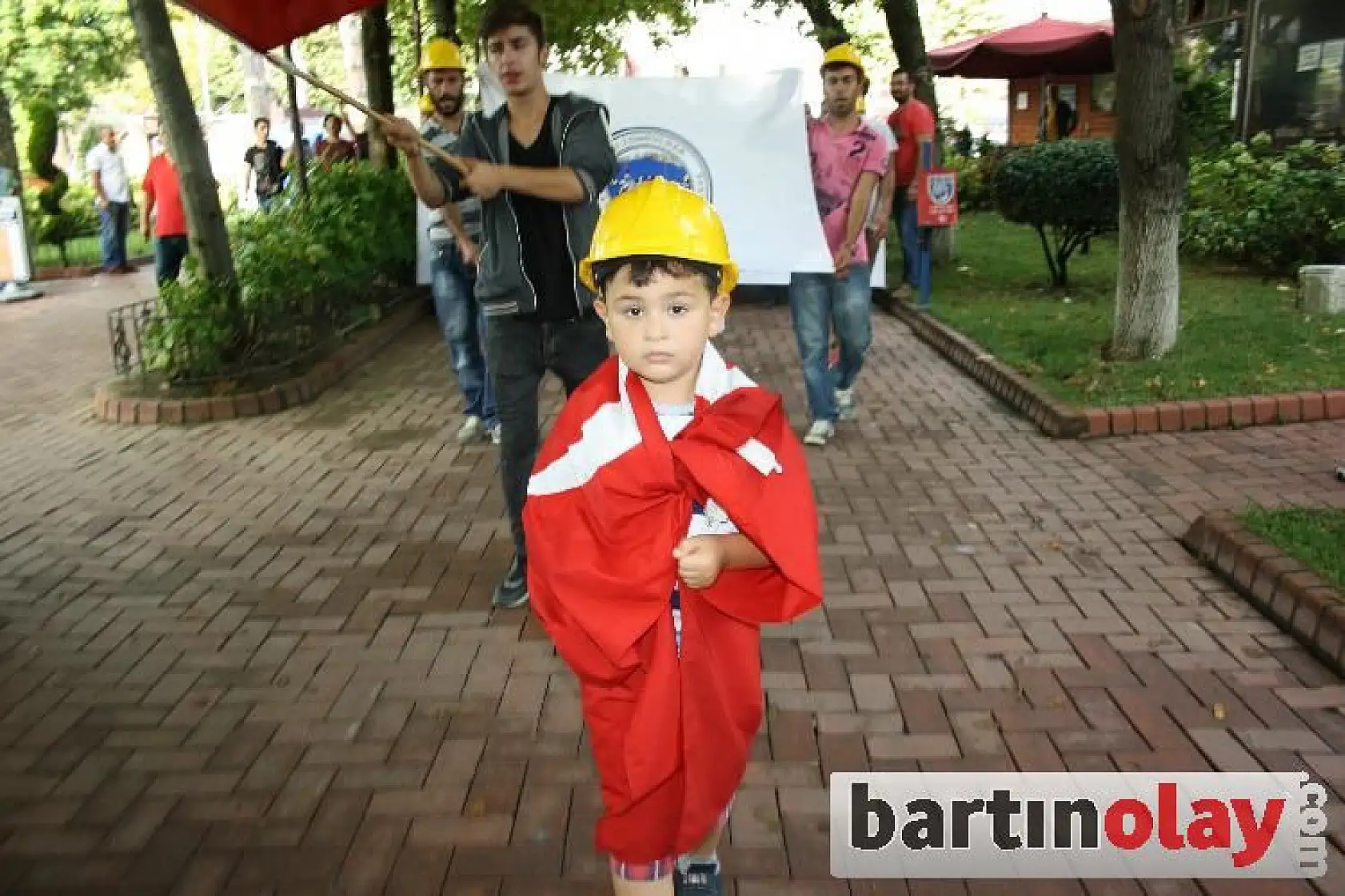 Amasra Şehitler için yürüdü