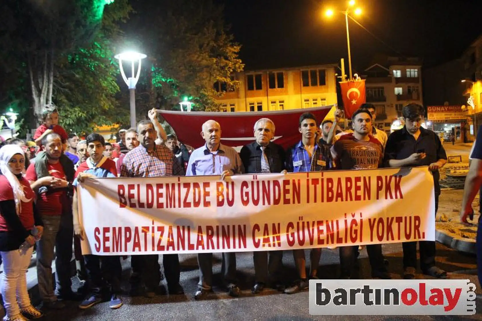 Kozcağız'da terör lanetlendi