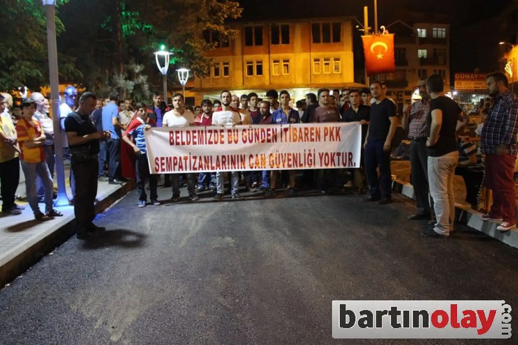 Kozcağız'da terör lanetlendi