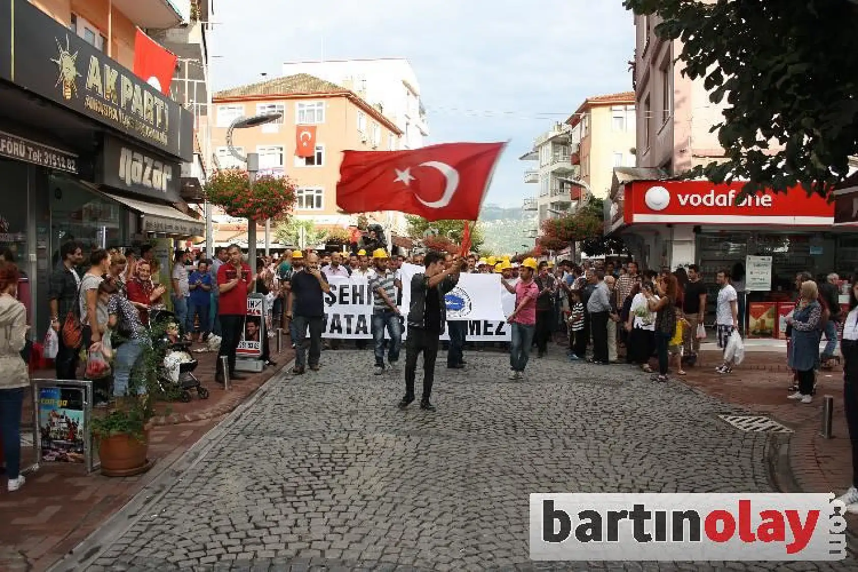 Amasra Şehitler için yürüdü