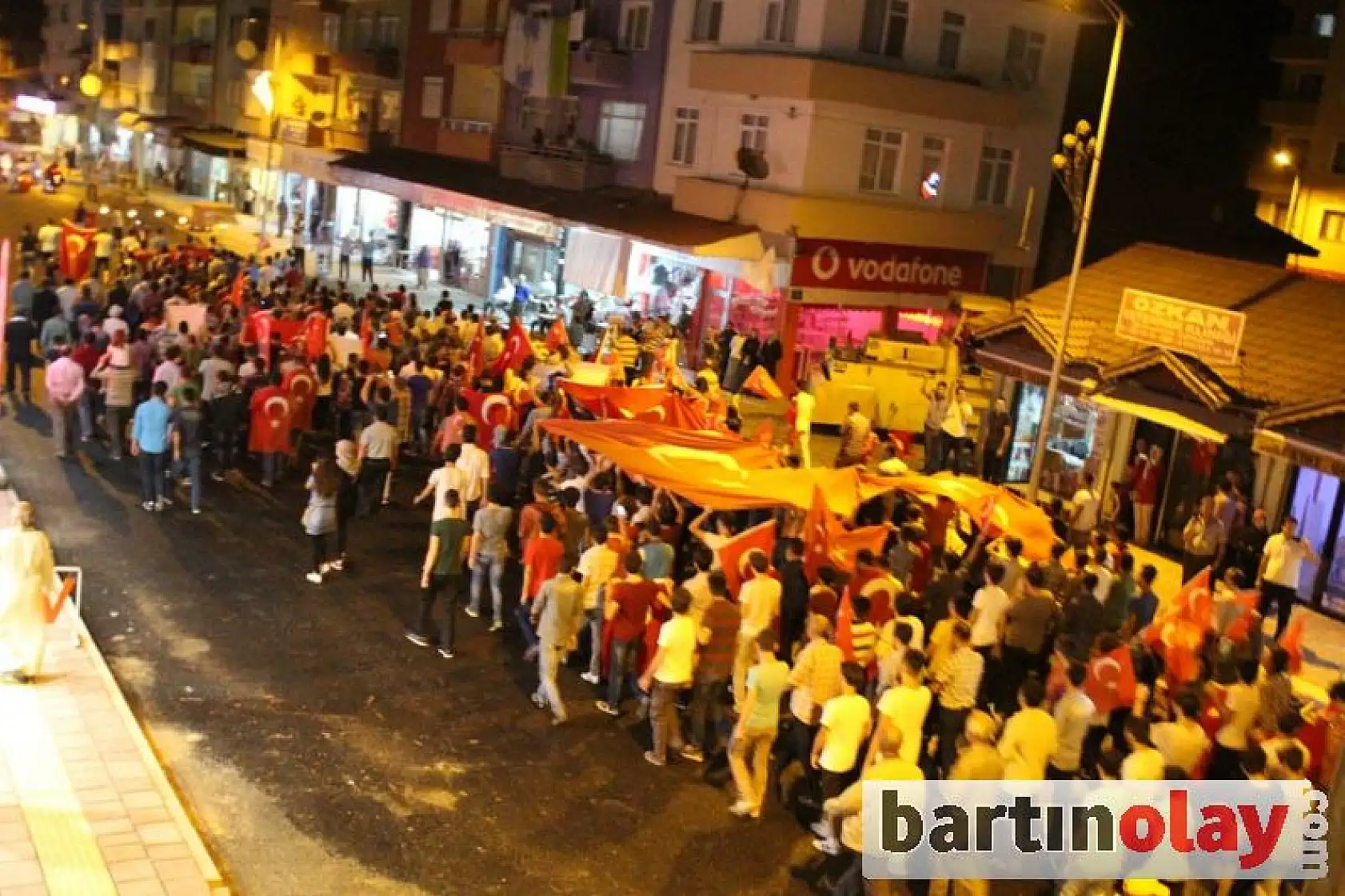 Kozcağız'da terör lanetlendi