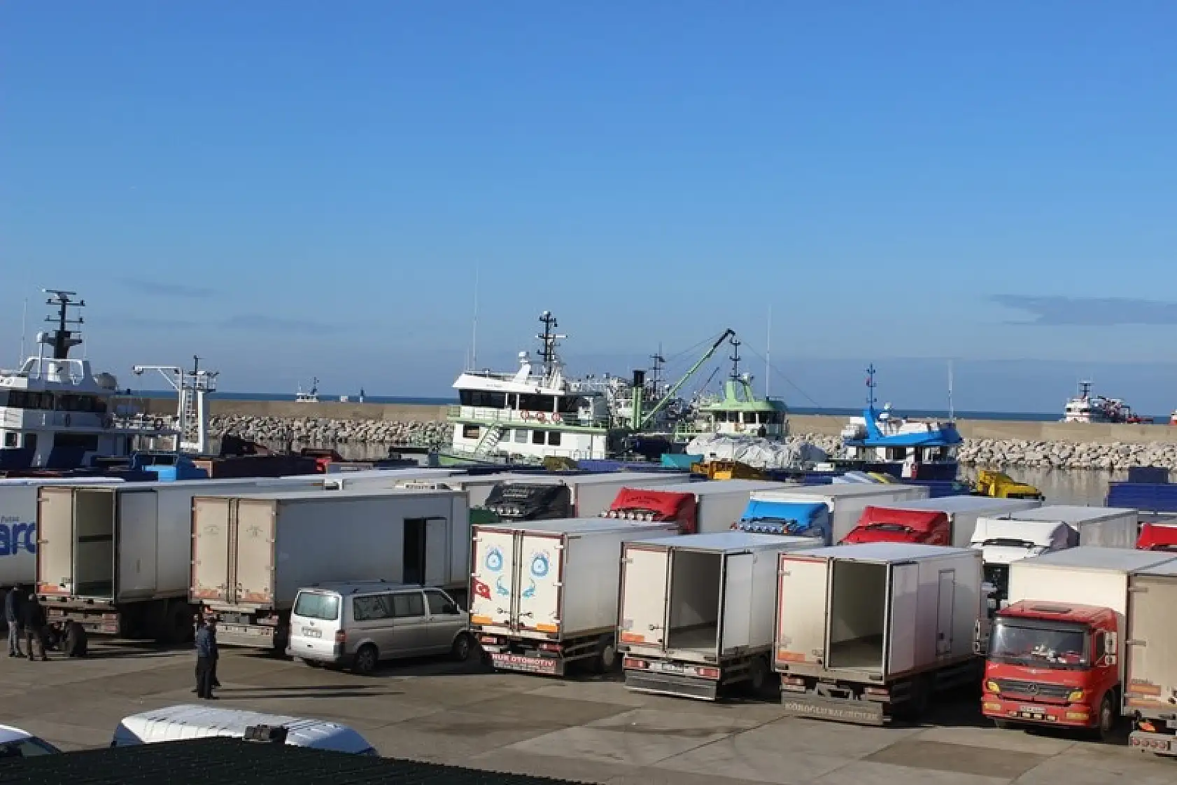 Amasrada tonlarca hamsi yakalandı