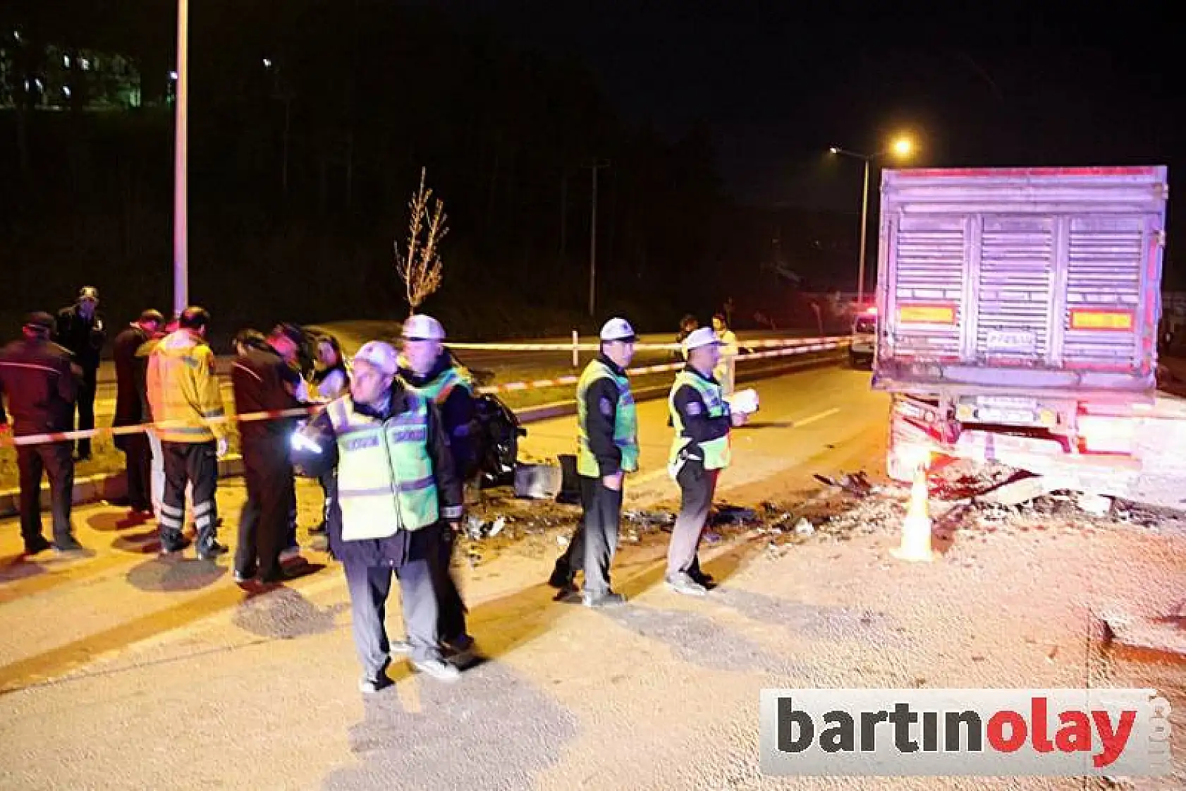 Bartın'da feci kaza, 1 ölü