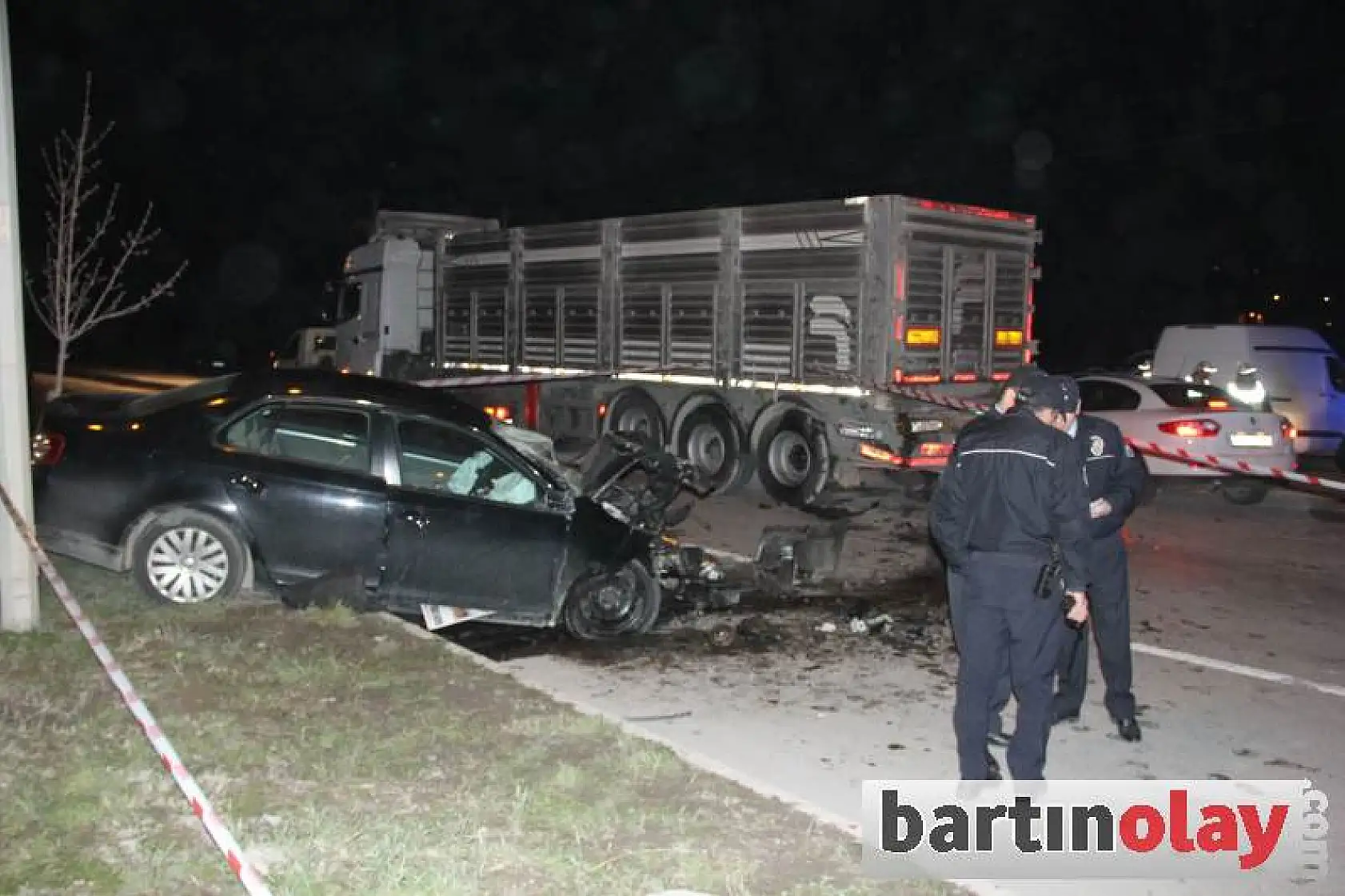 Bartın'da feci kaza, 1 ölü