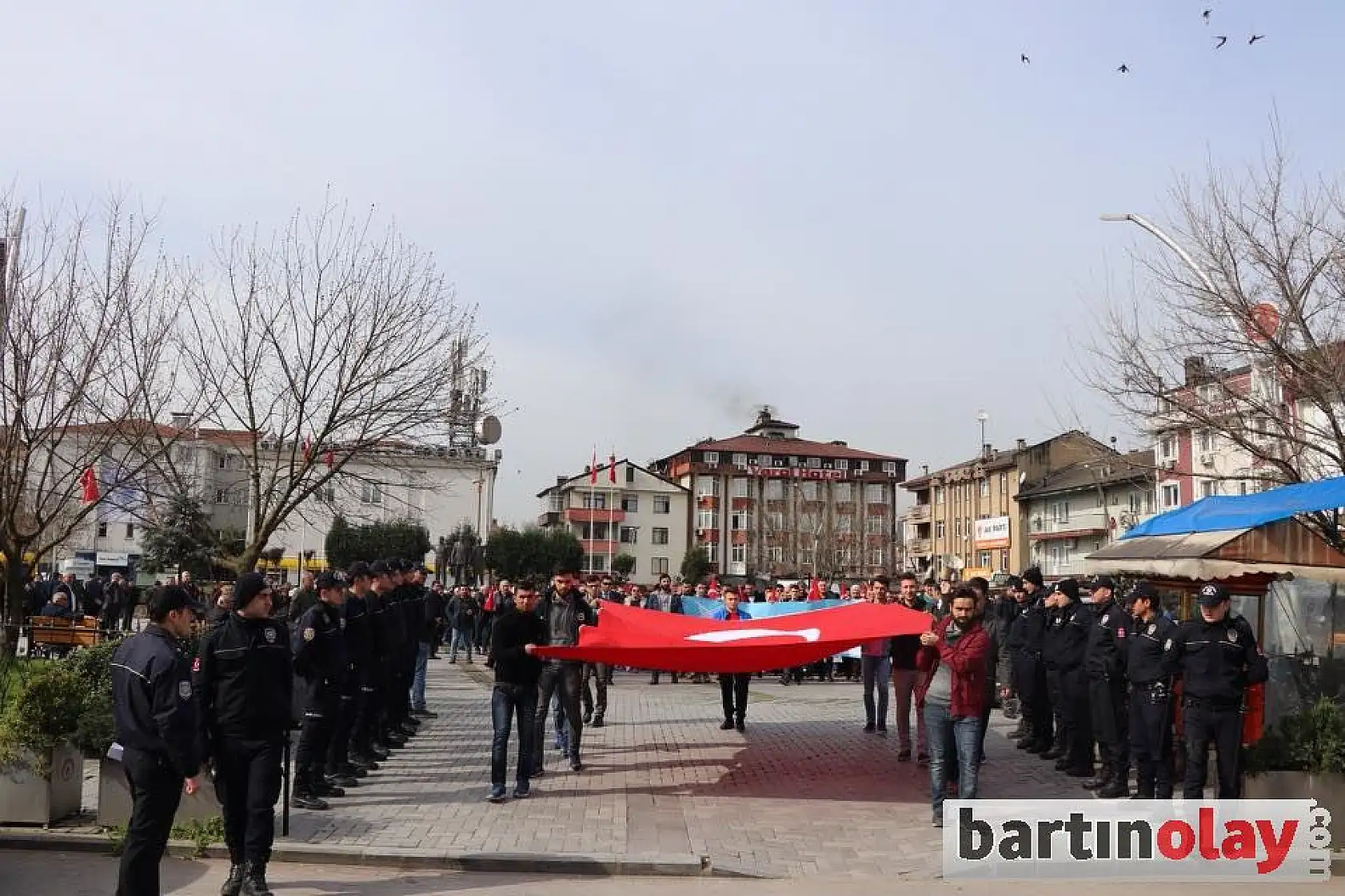 Bartın Afrin'e Destek İçin Yürüdü