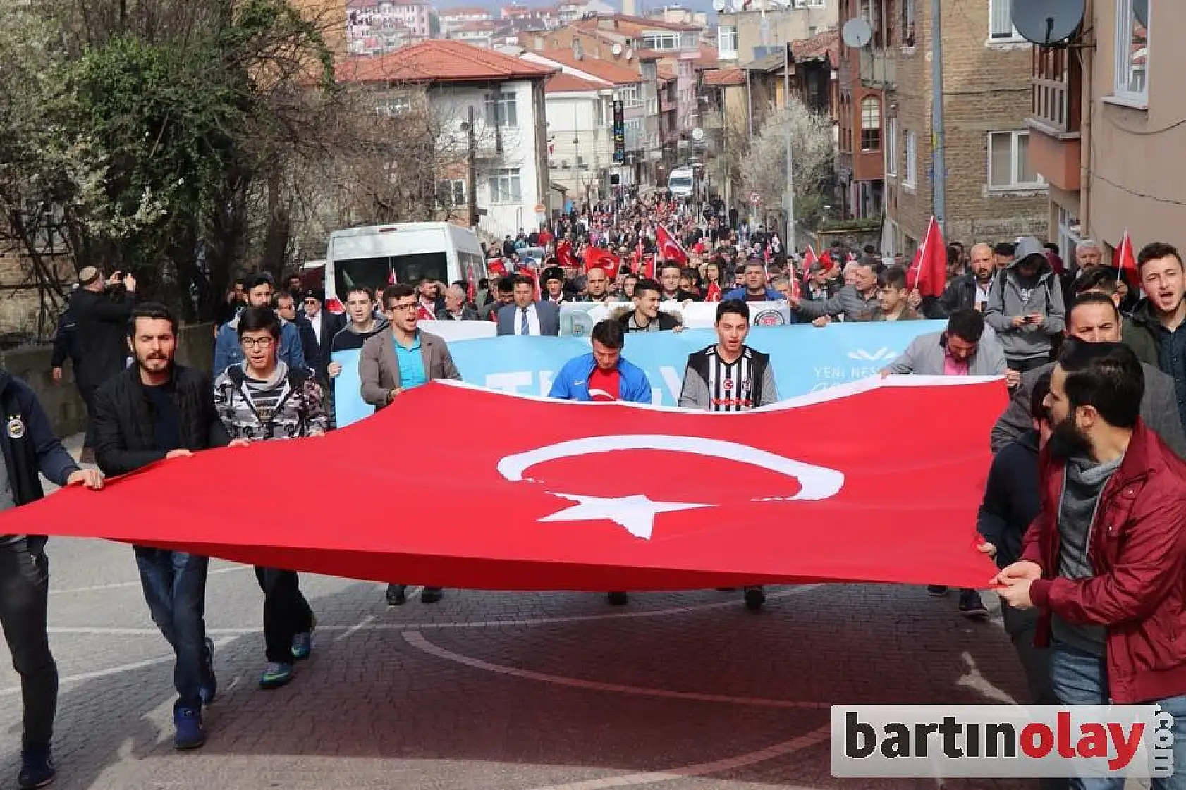 Bartın Afrin'e Destek İçin Yürüdü