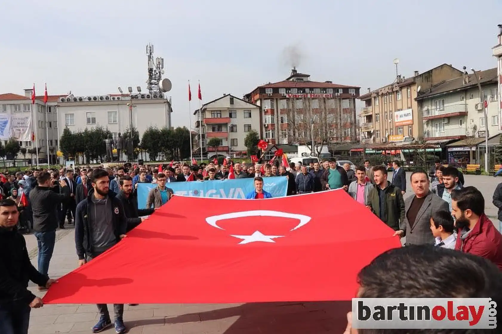 Bartın Afrin'e Destek İçin Yürüdü