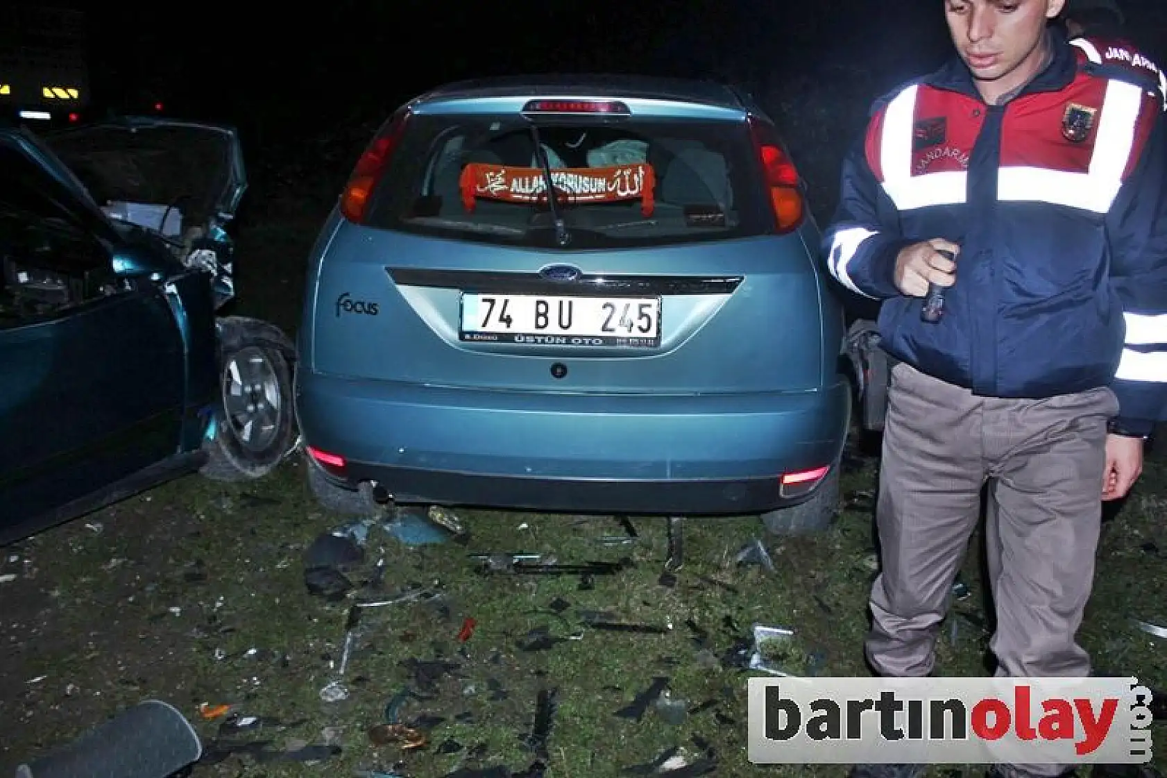 Bartın'da İki Otomobil Çarpıştı: 5 Yaralı