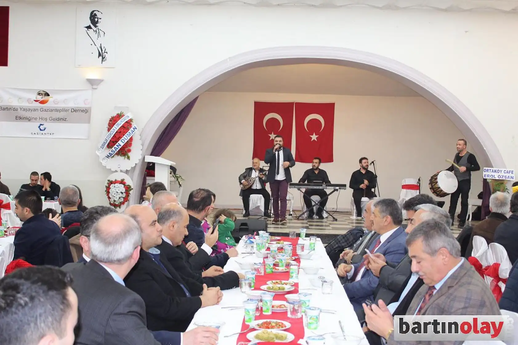 Bartın'daki Anteplilerden muhteşem gece