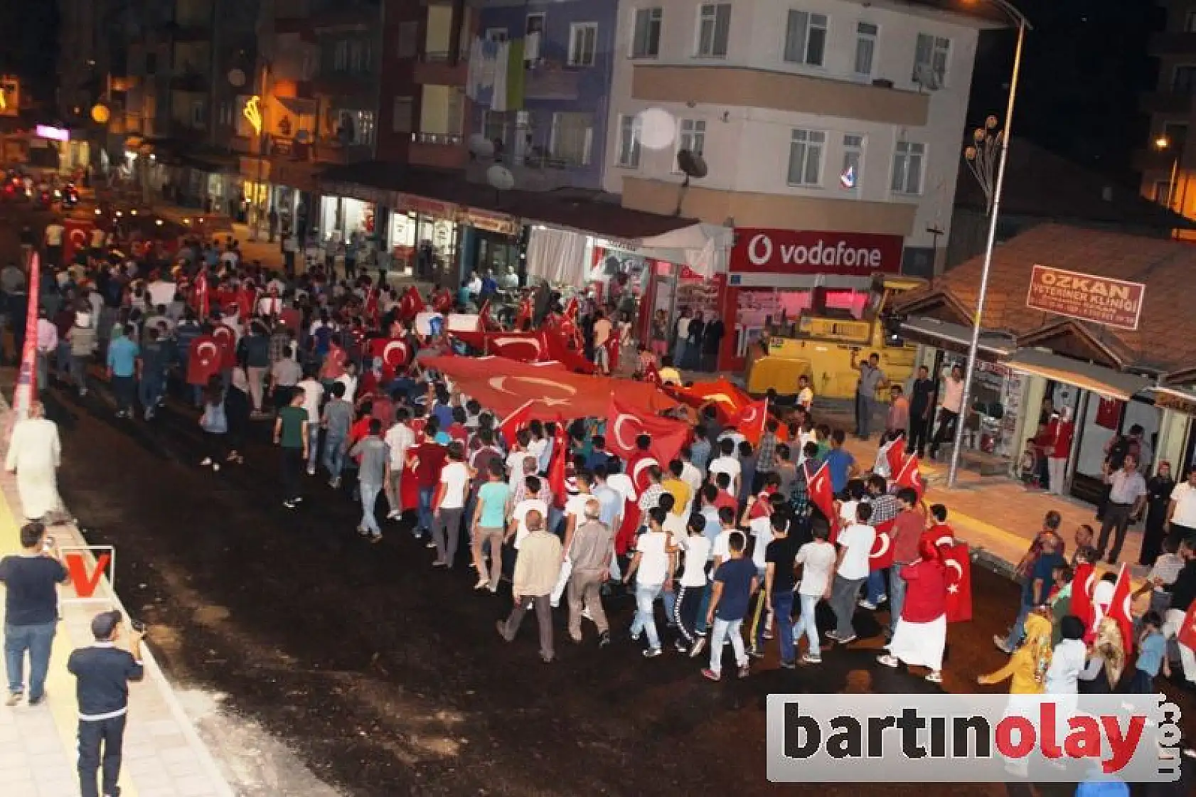 Kozcağız'da terör lanetlendi