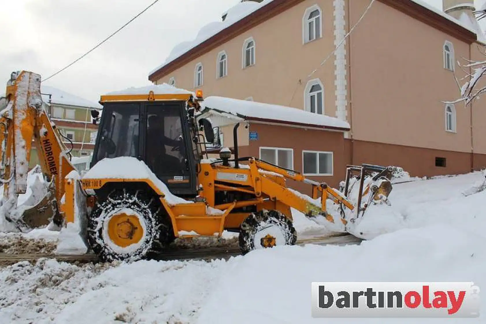 Kozcağız'da kar manzaraları