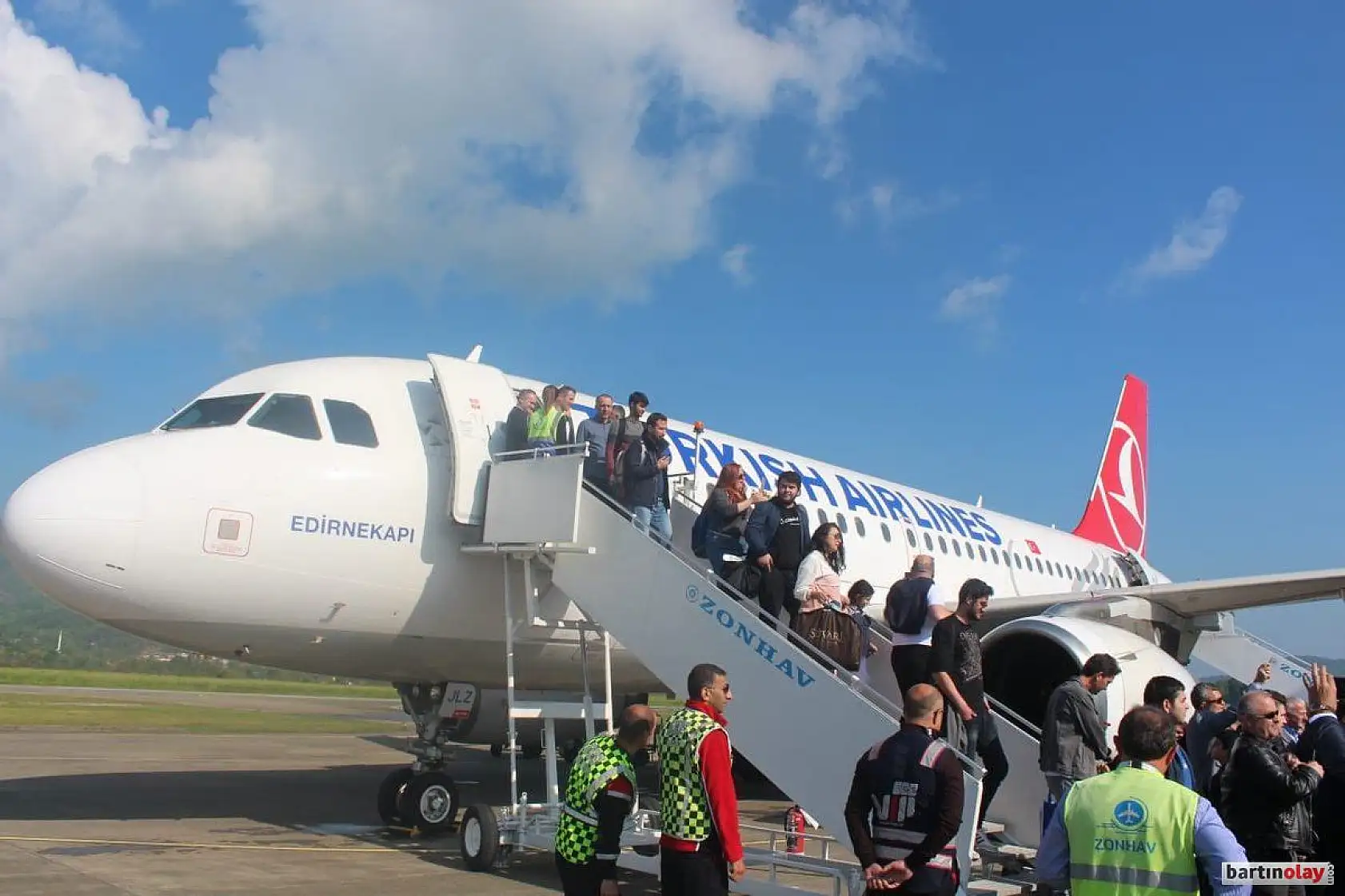 THY Zonguldak'a ilk seferini yaptı