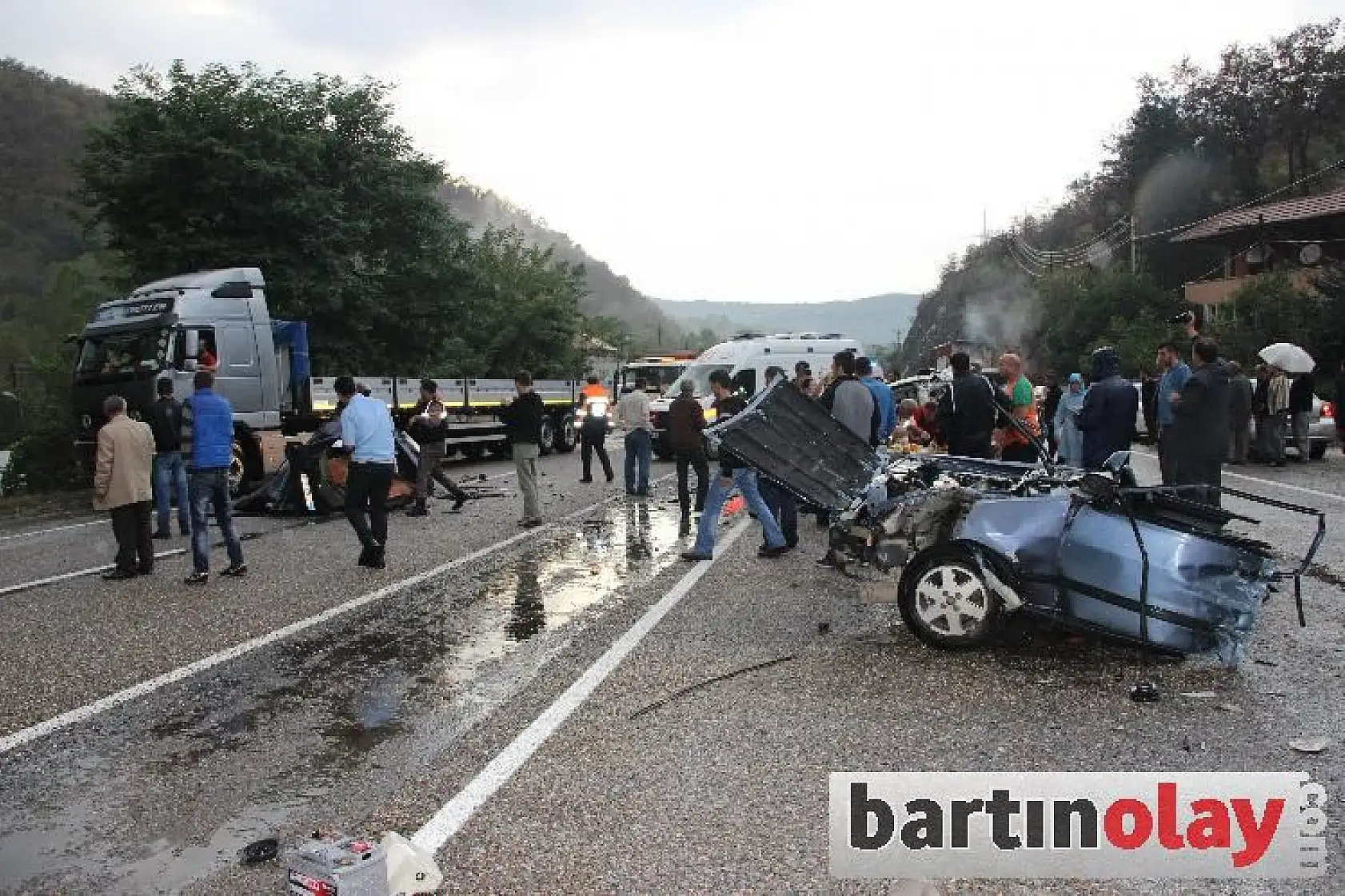 Korkunç kaza, 2 ölü