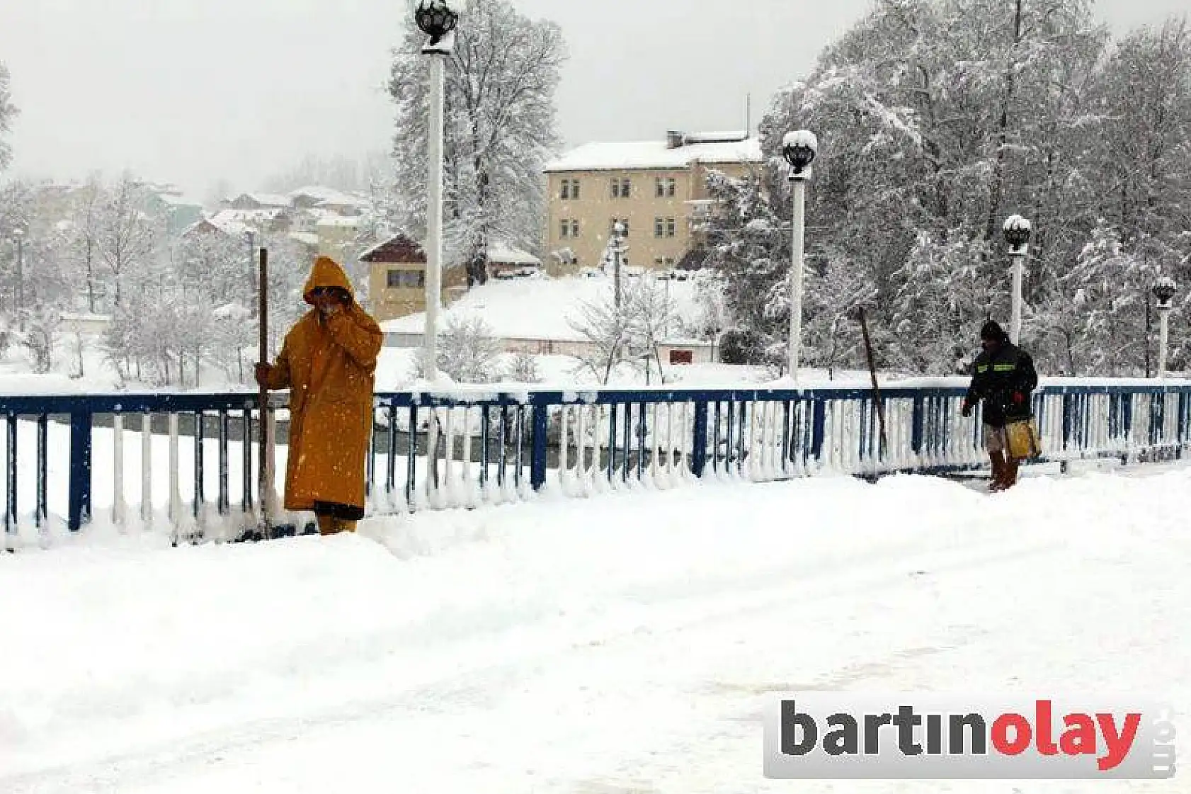 Kozcağız'da kar manzaraları