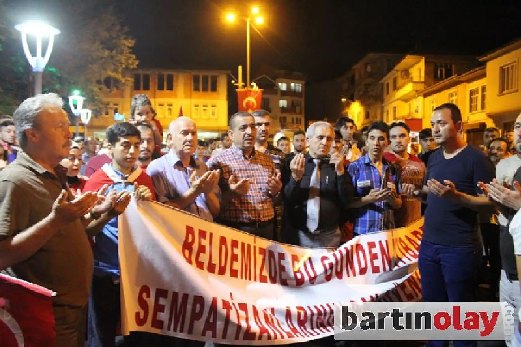 Kozcağız'da terör lanetlendi