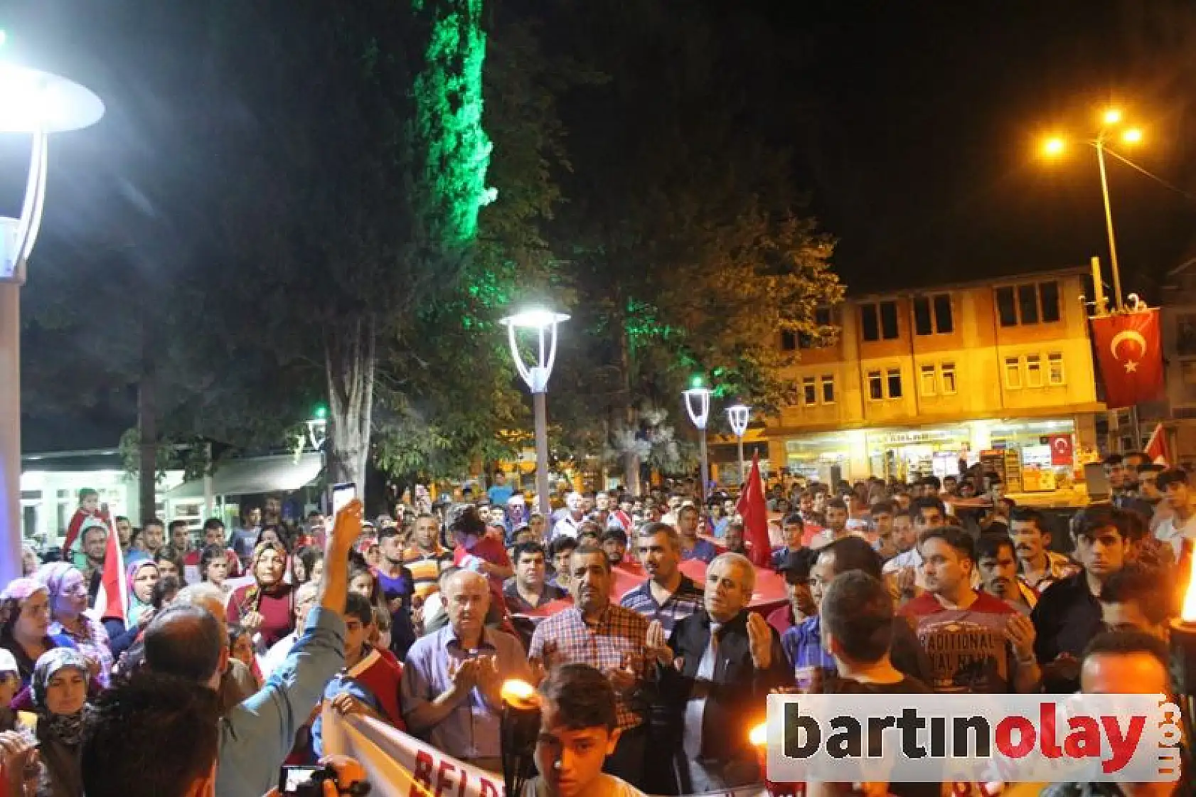 Kozcağız'da terör lanetlendi