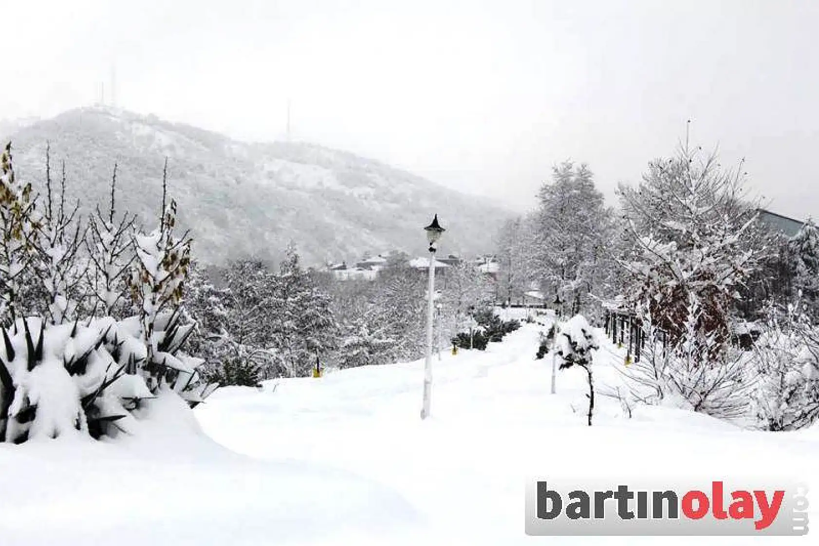 Kozcağız'da kar manzaraları