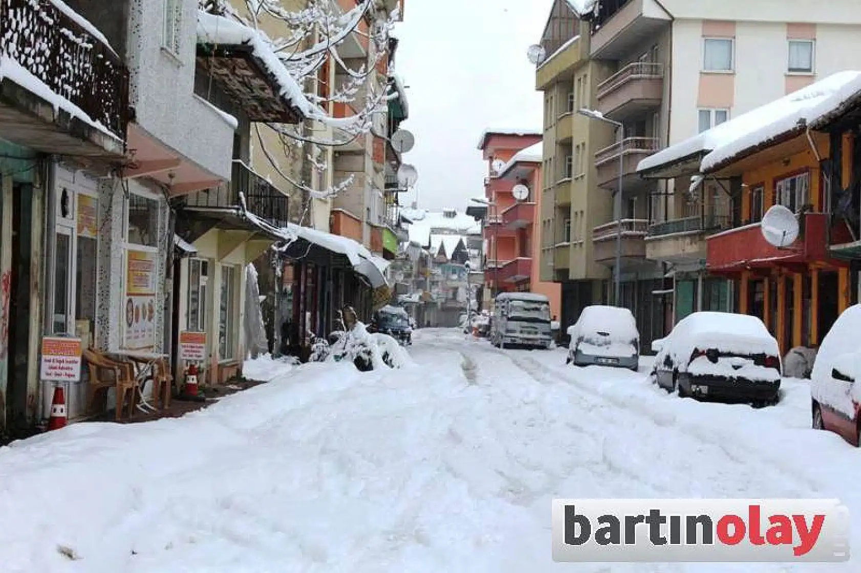 Kozcağız'da kar manzaraları
