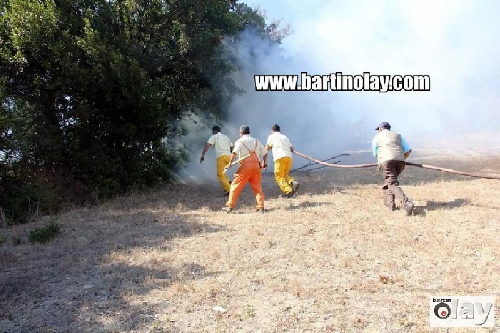 Bartın'da Orman Yangınından en sıcak görüntüler