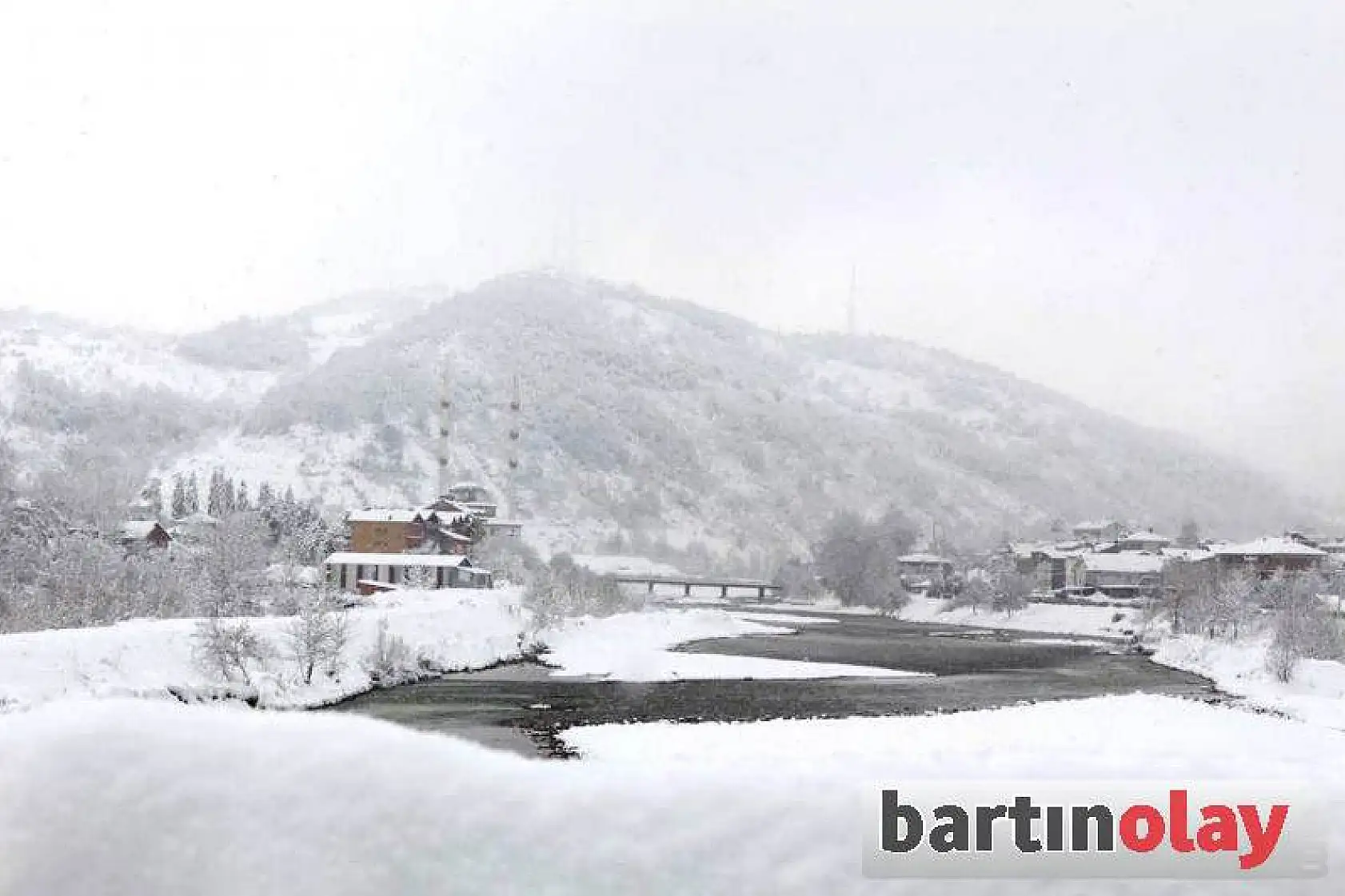 Kozcağız'da kar manzaraları