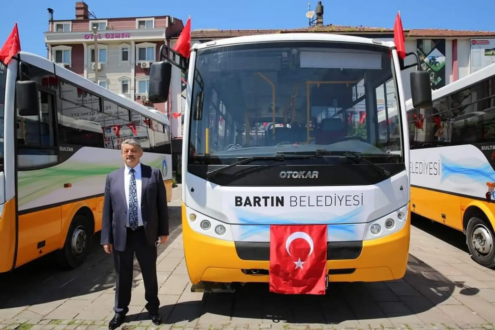 Yeni araçlar için tören düzenlendi