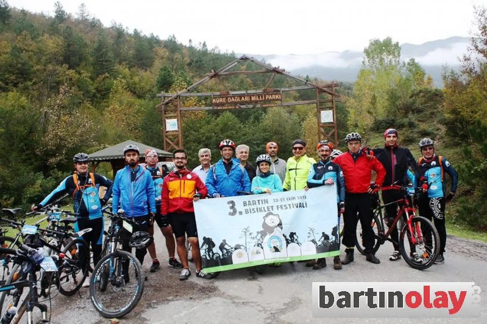 Bisiklet festivalinden renkli görüntüler