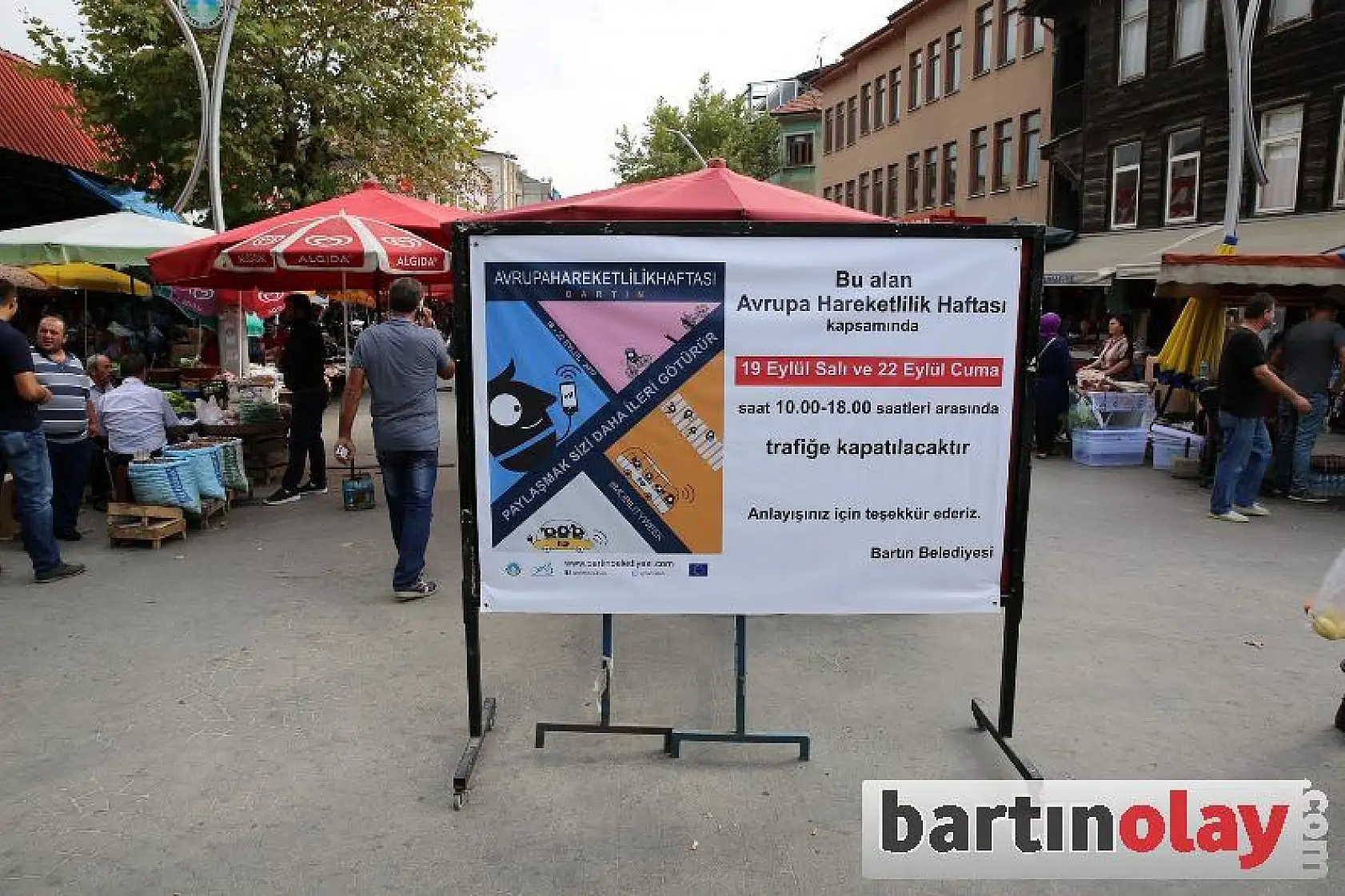 Galla pazarı önü trafiğe kapatıldı, işte nedeni!