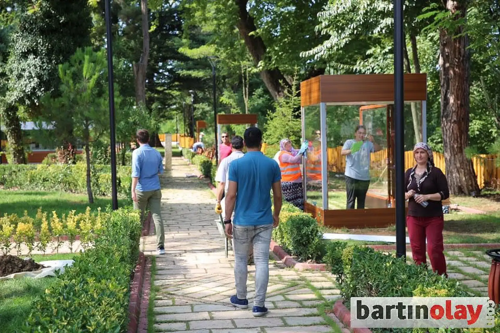 Gazhane parkında geri sayım