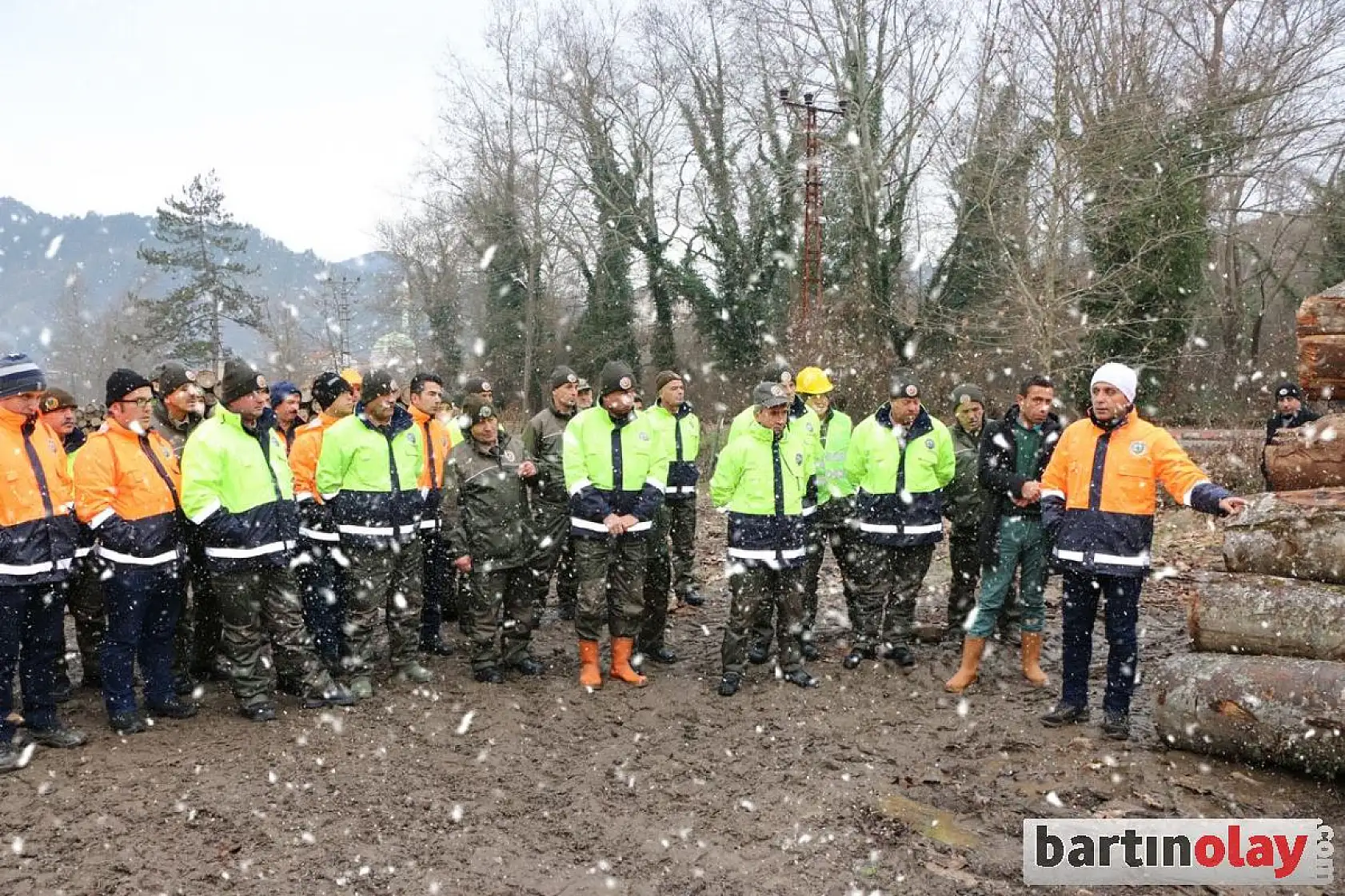 Karla kaplı Gezen yaylasında tatbikat